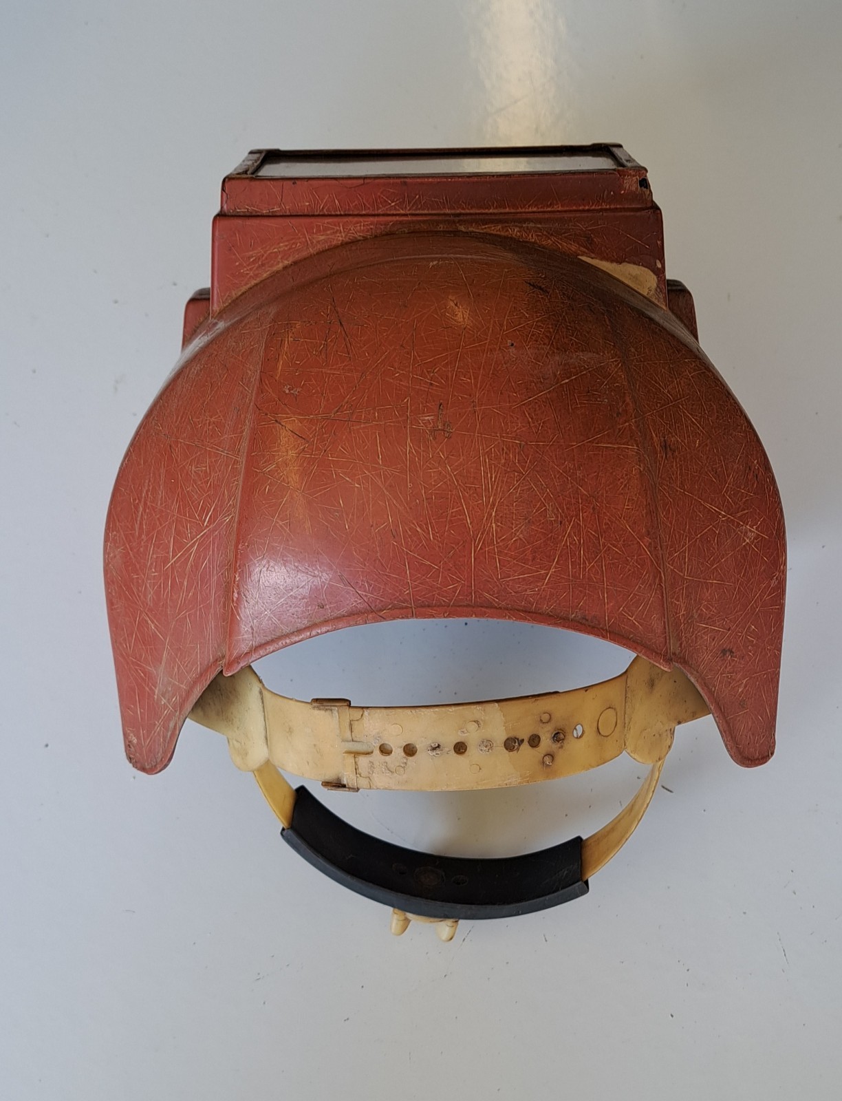 Lot Of (3), (2) Fiberglass, (1) Vulcanized Fiber?? Welding Helmets