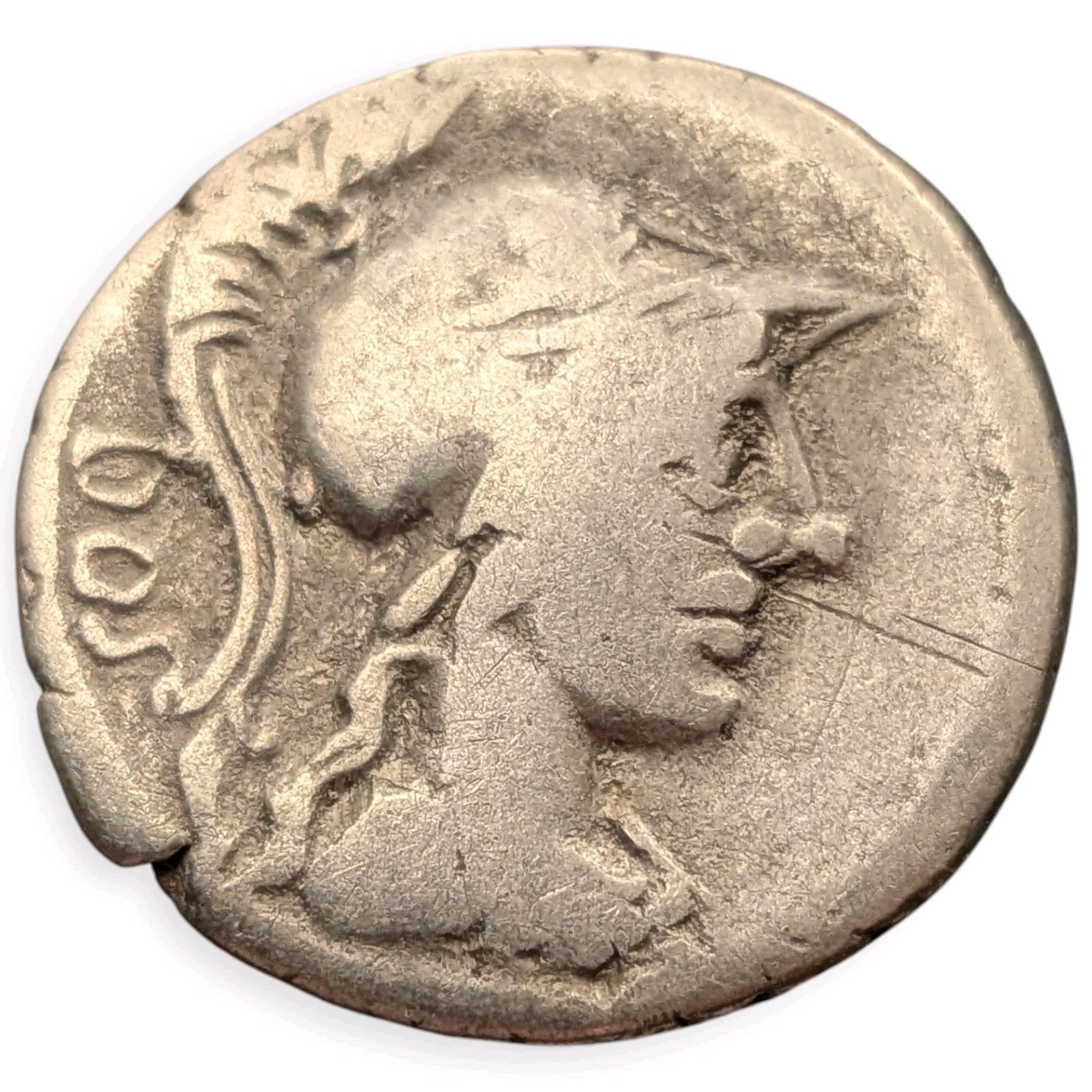 L. Rubrius Dossenus 87 BC AR Denarius Roman Republic Ancient Silver Coin 12B