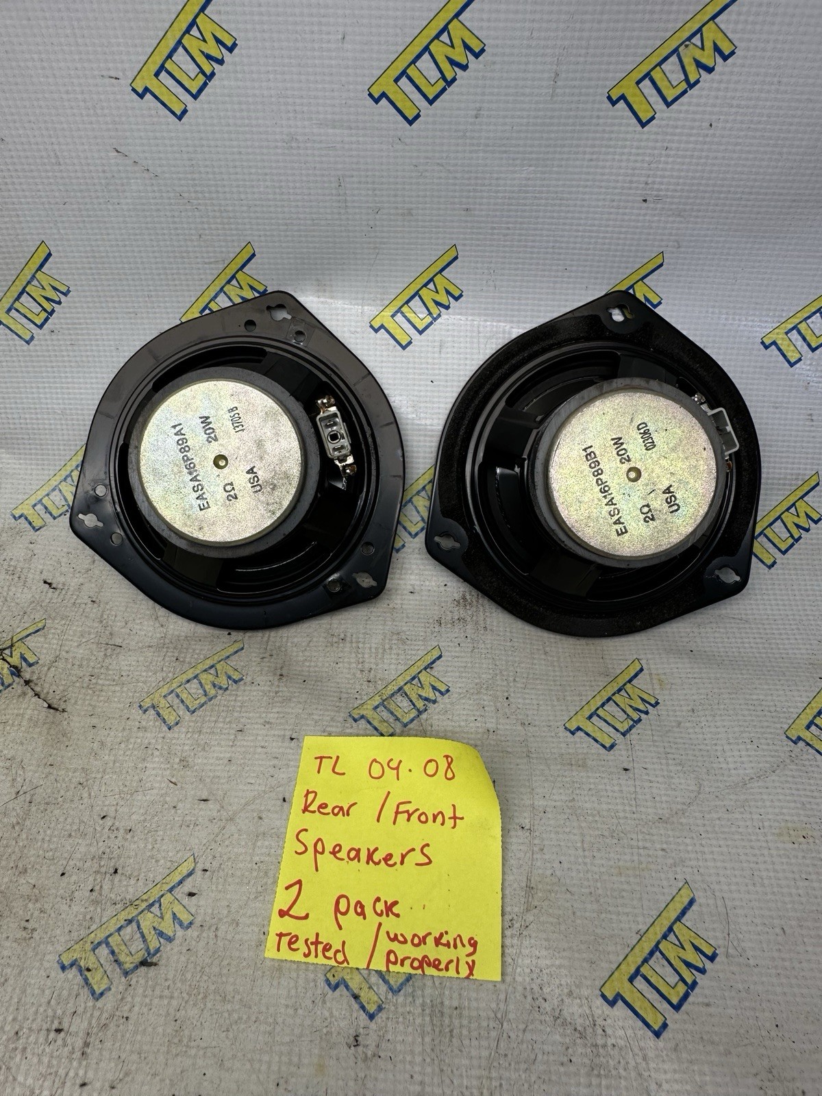 04-08 Acura TL Door Speaker Audio RIGHT or LEFT Set 2004 2005 2006 2007 2008 OEM