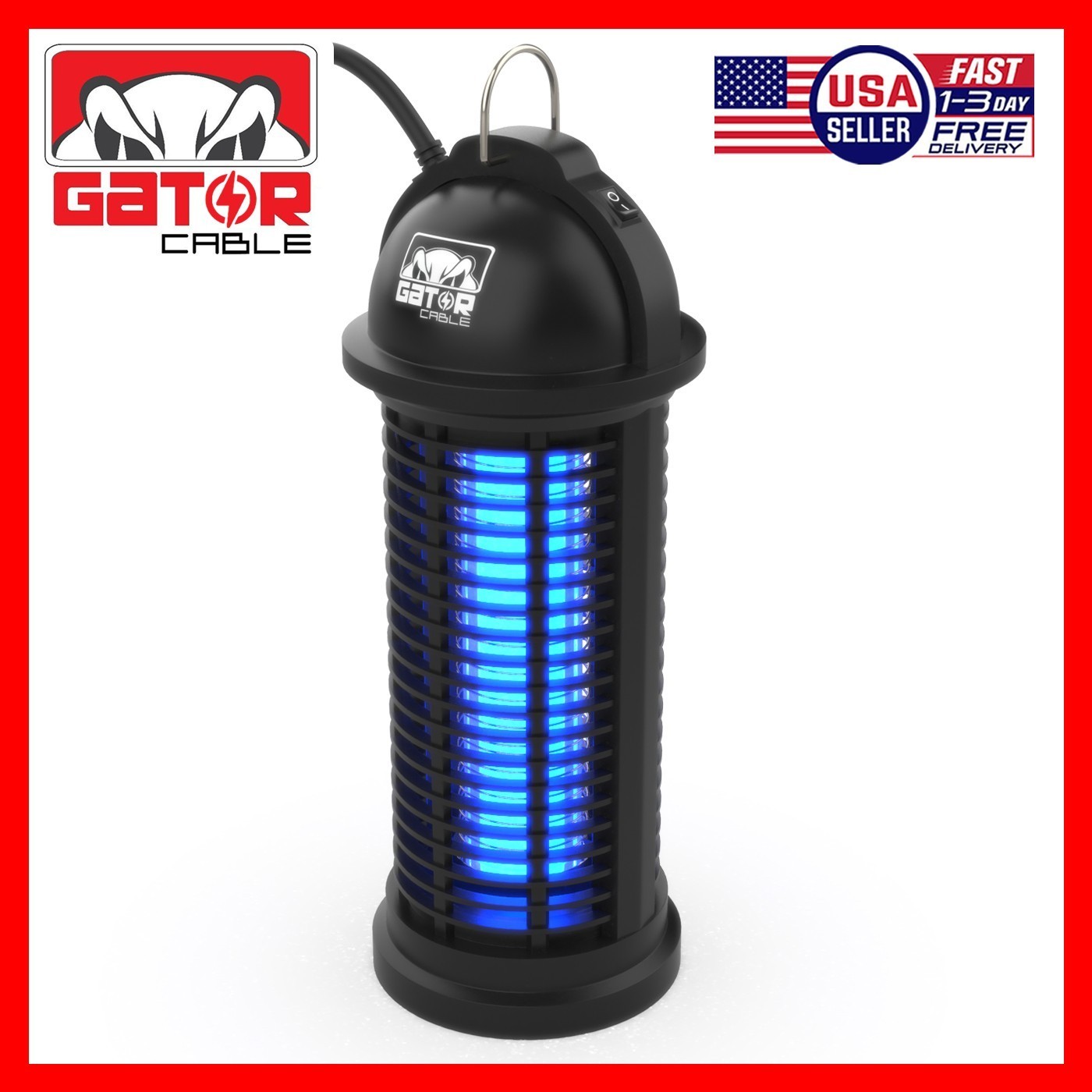 Electric Mosquito Insect Fly Bug Zapper Killer LED Light Trap Pest Control Lamp