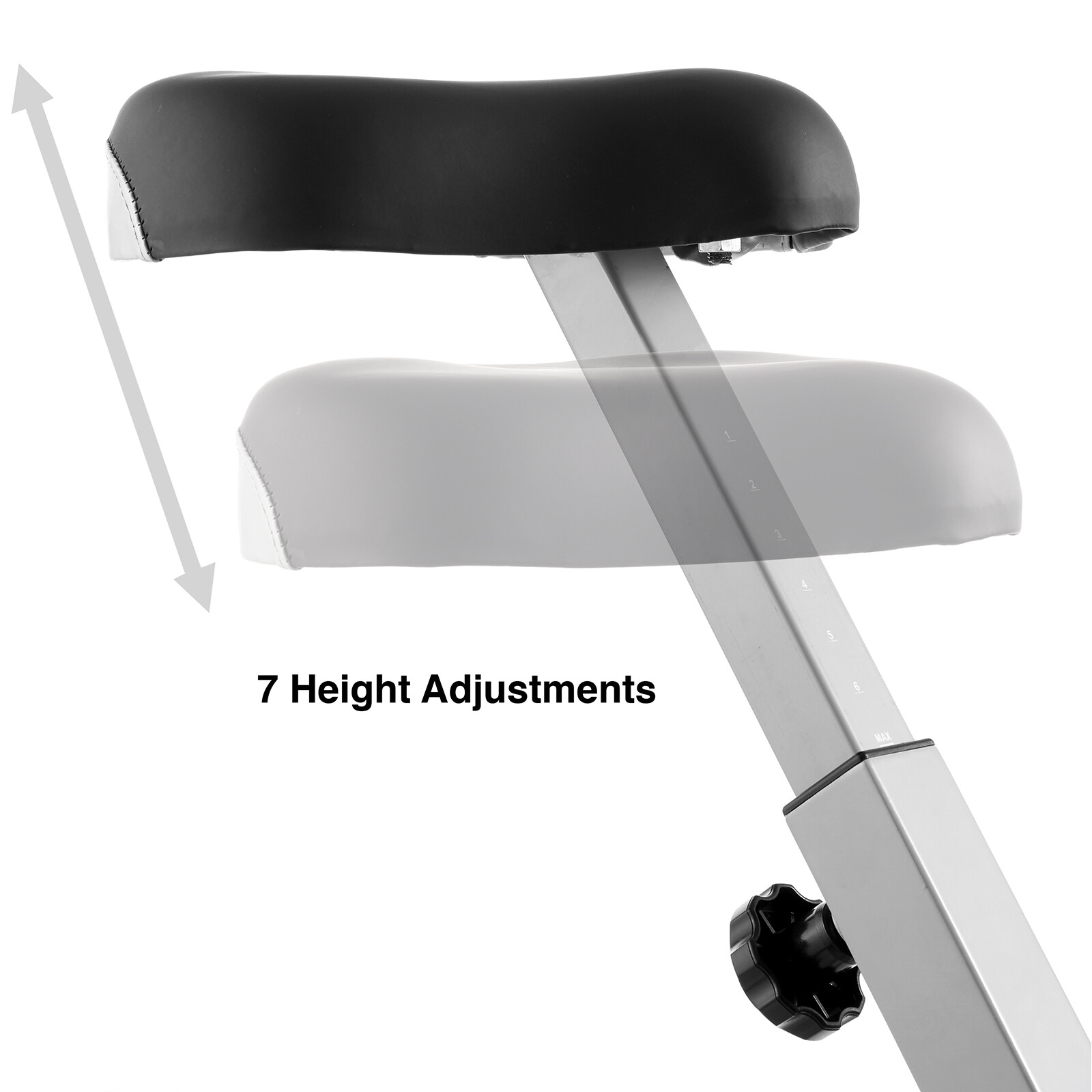 Folding Stationary Upright Indoor Cycling Exercise Bike with LCD Monitor