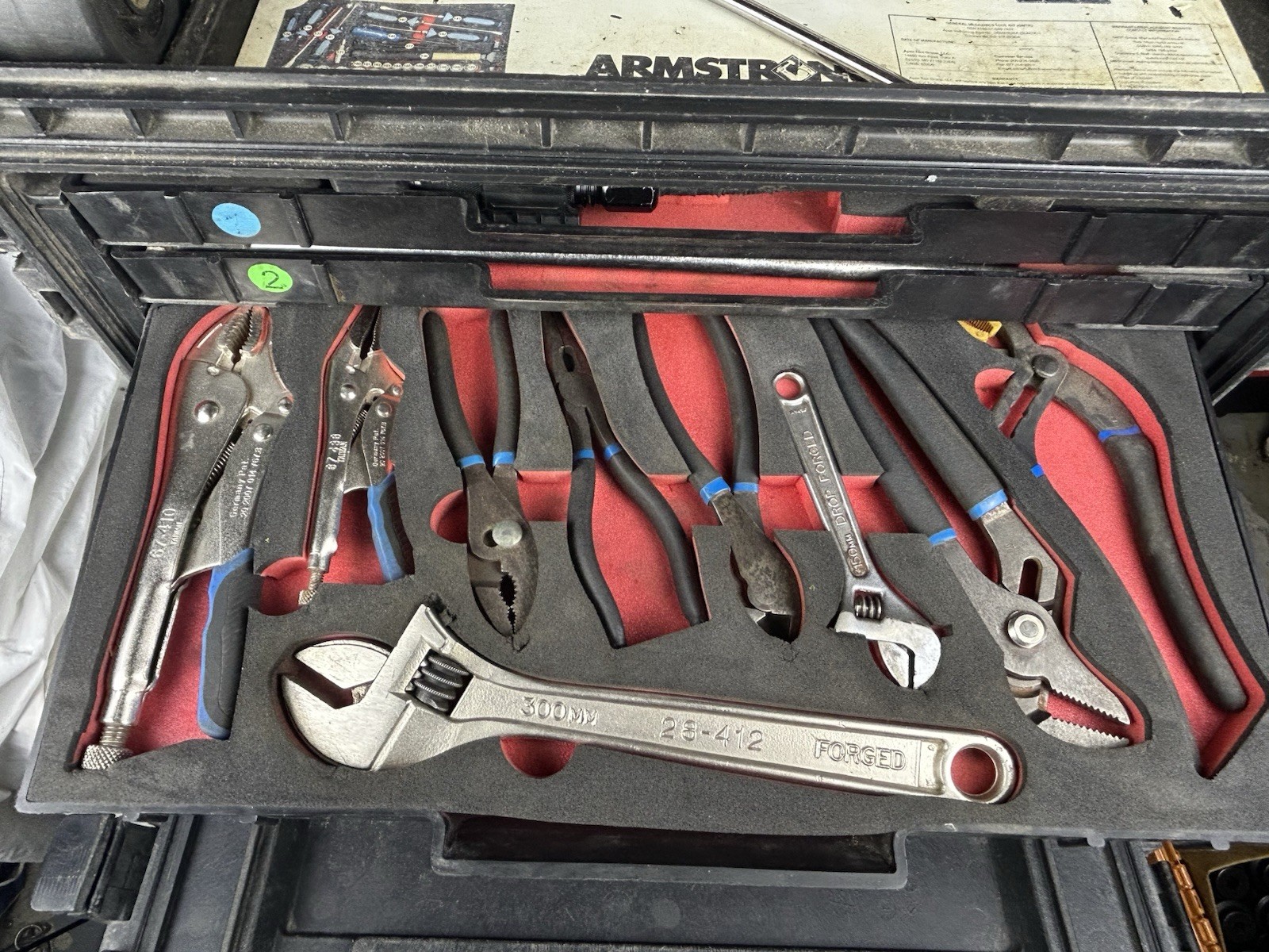 ARMSTRONG MILITARY TOOL KIT SET GENERAL MECHANICS GMTK PELICAN CASE