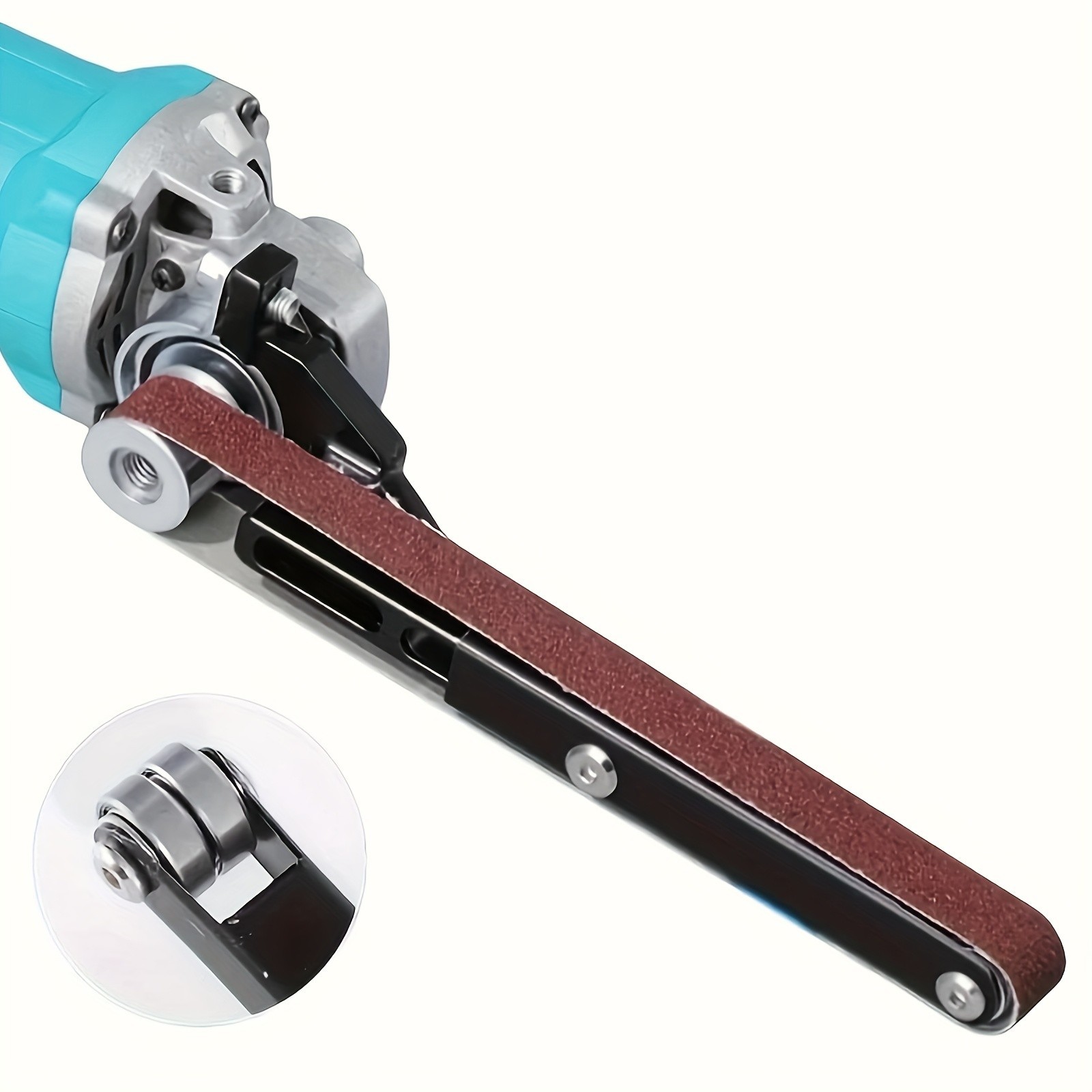 Angle Grinder to Belt Sander Adapter - For Metal/Wood Sanding & Rust Removal