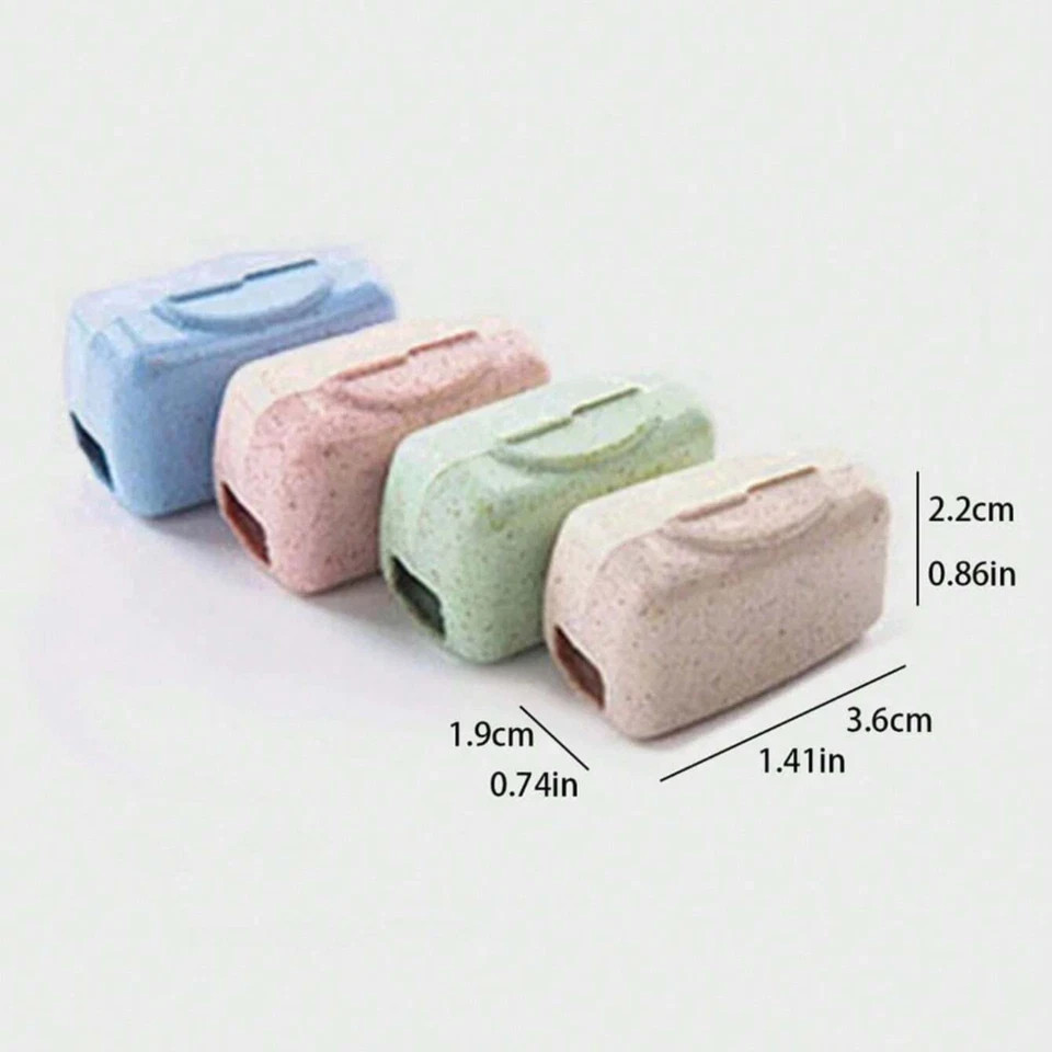 4/8pcs Toothbrush Head Case Head Protective Cover Portable Toothbrush Head Cover