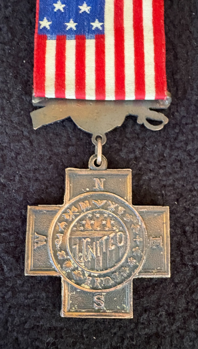 SPAN/AM War "UNITED SPANISH WAR VETERANS" #RD MEMBER MEDAL - USWV