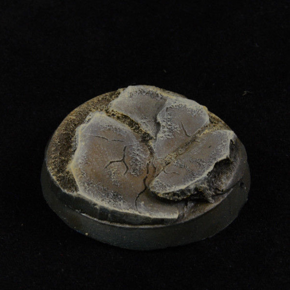 32mm (5) Resin Base Slate v2 Rock Battle Damage Scenic Miniature Warhammer 40k