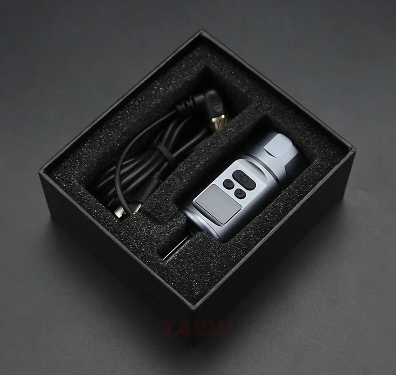 Wireless Tattoo Cartridge Grip Build-in Battery Handle 2 in 1 For Power Supply