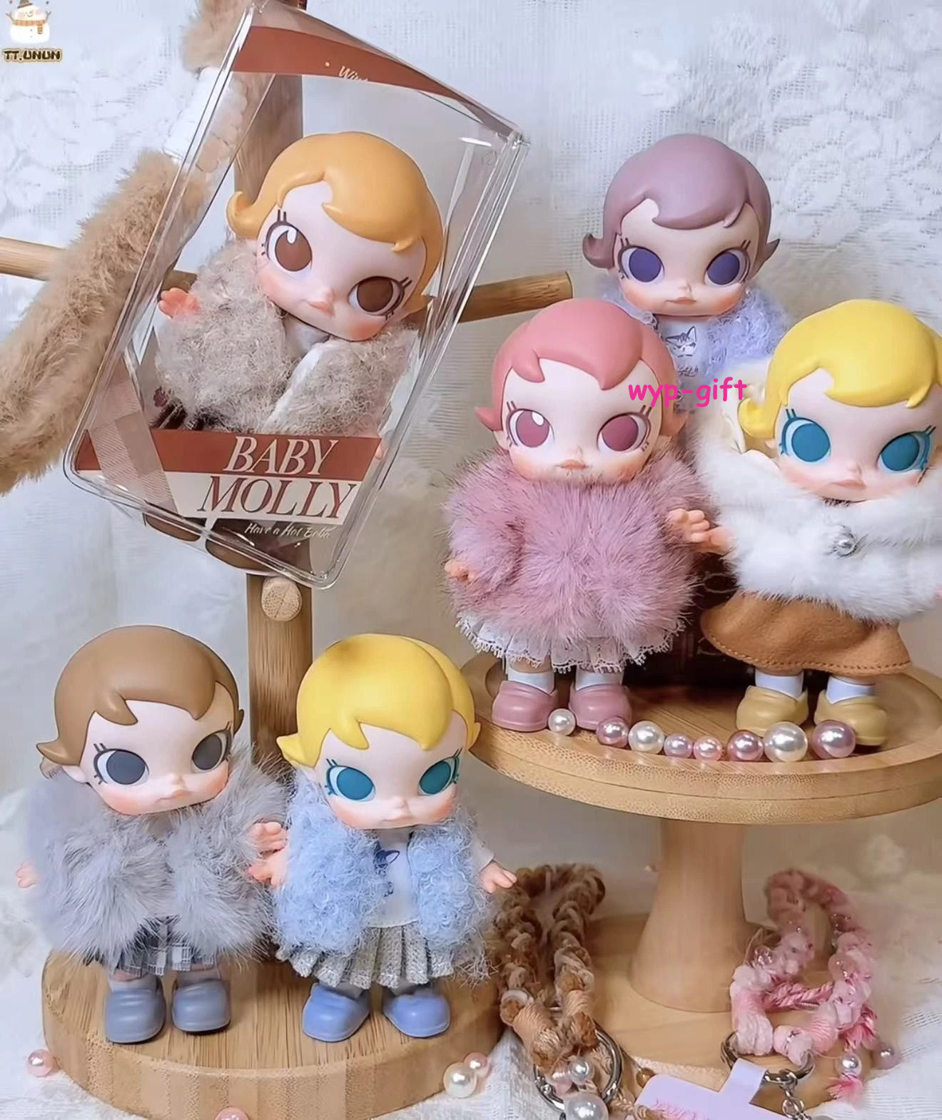 Baby Molly Winter Fit Check Series Plush Pendant Authentic Confirmed Figure Toys