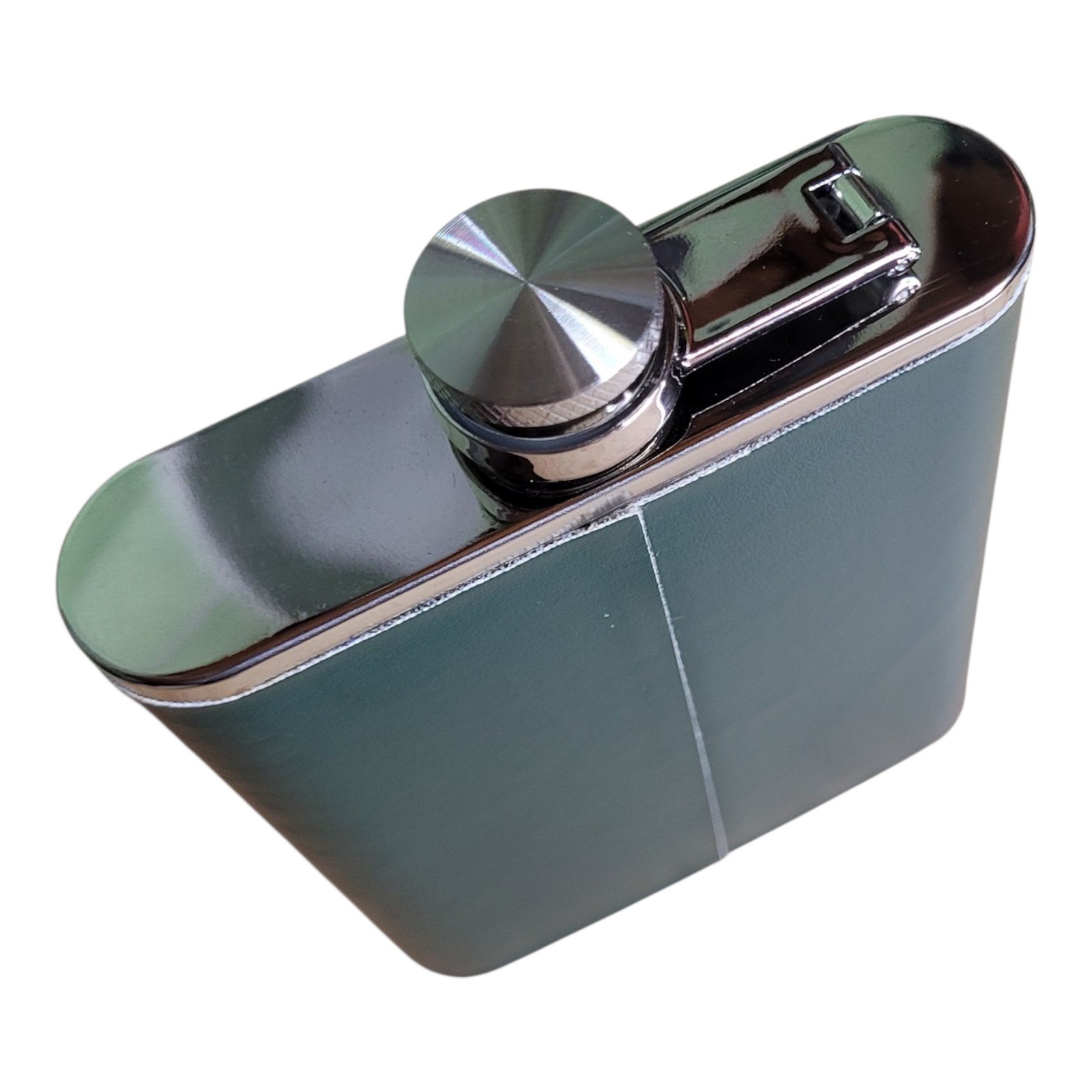 New Jameson Irish Whiskey Flask with Collapsible Shot Glass Stainless Steel Gift