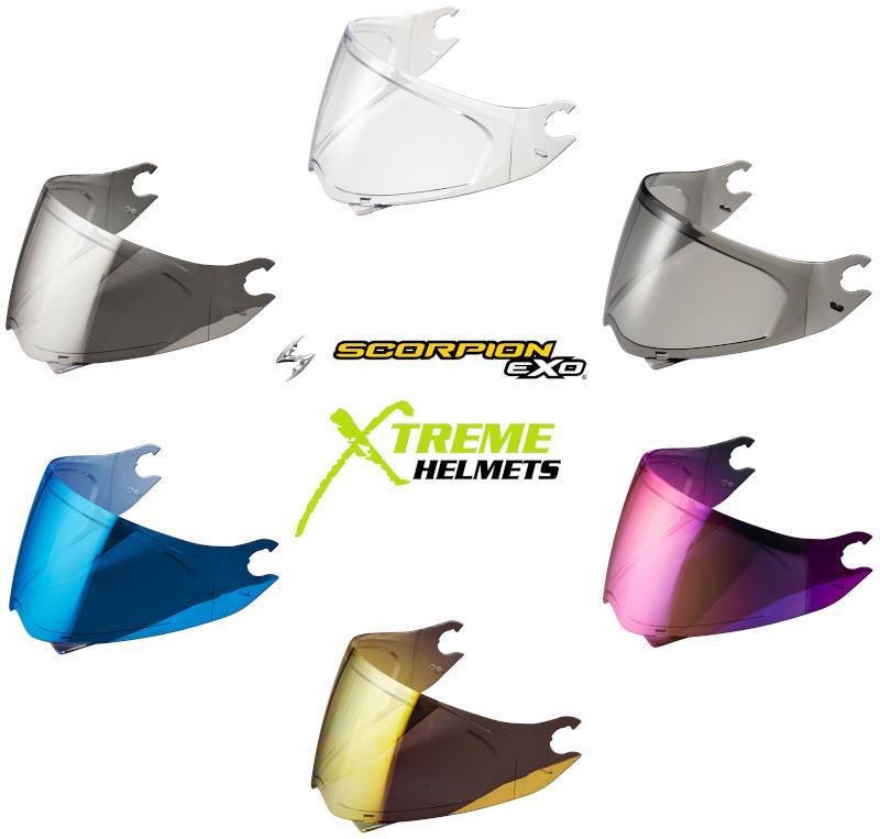 Scorpion EXO Covert FX Face Shield Visor Anti-Fog Anti-Scratch UVA/UVB