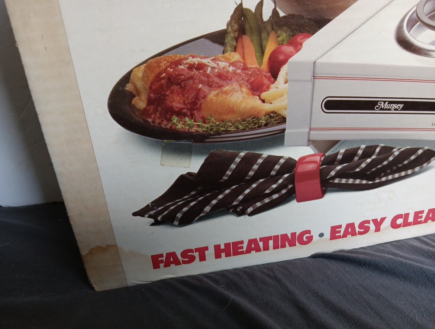 Vtg Buffet Range Plus Munsey Model 702 U.S.A Sealed Box 2 Burner N.O.S Retro Kit