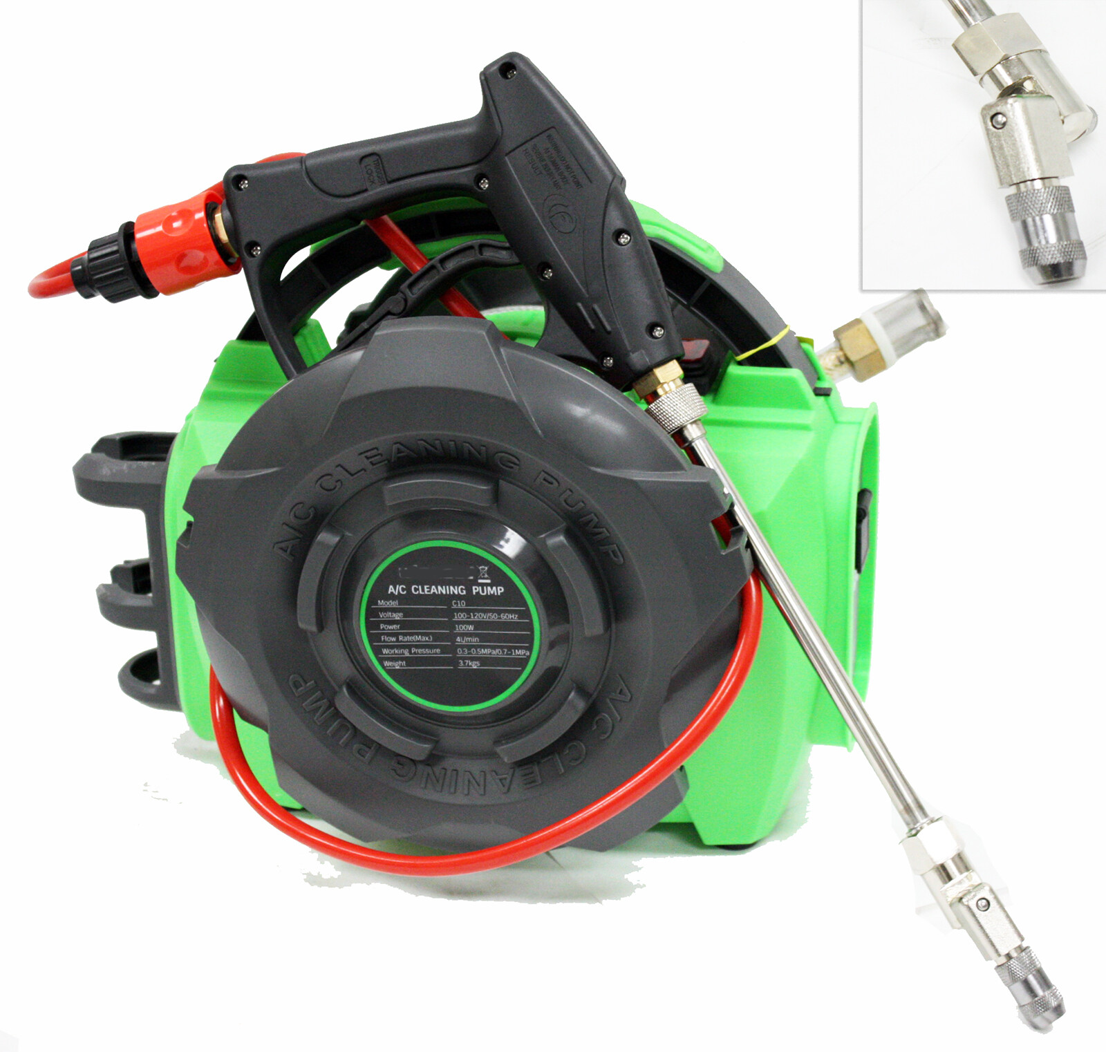 AC HVAC Coil Cleaning System Automotive Pressure Washer Machine 145 PSI w/Hose