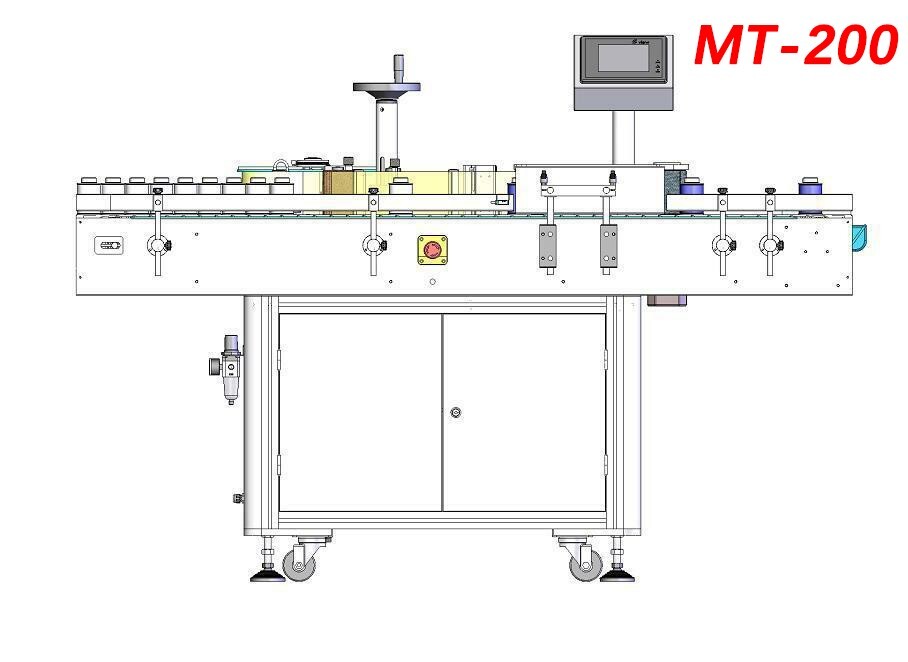 Fully automatic label machine for round bottles Wine Juice Bottle Labeling Machi