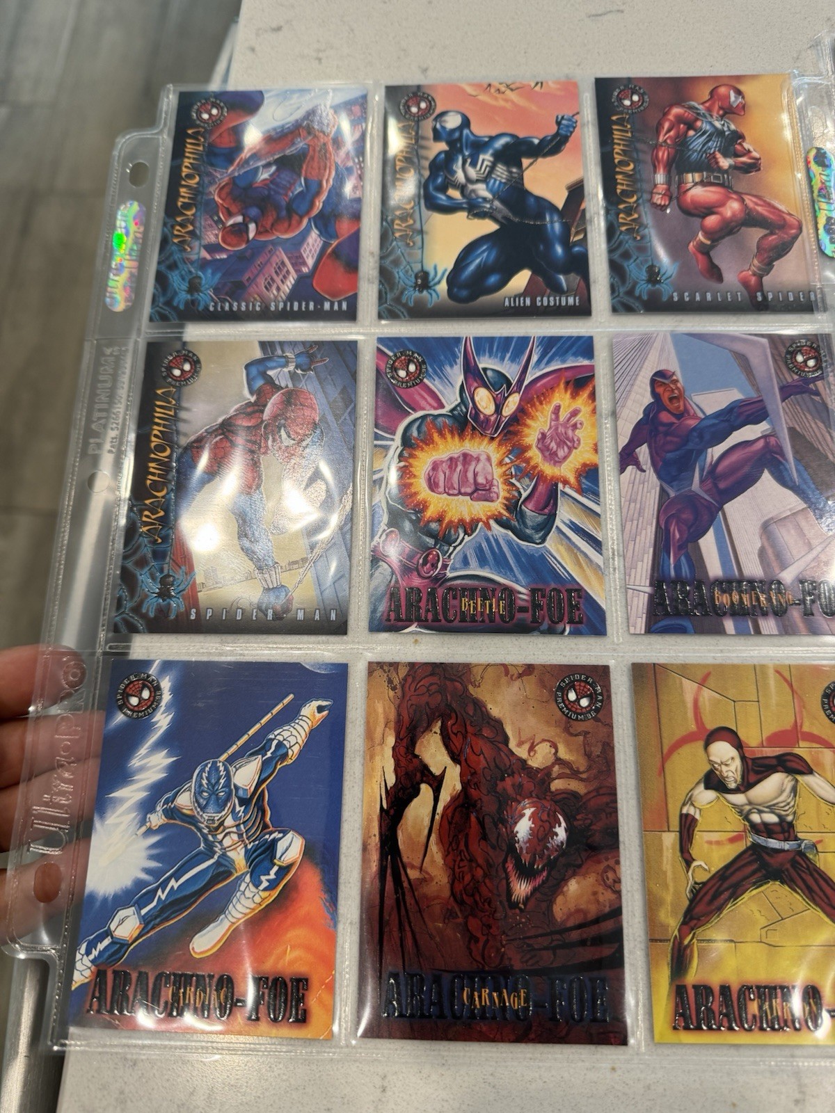 1996 Skybox Marvel Spider-Man Premium - Complete 100 Card Set