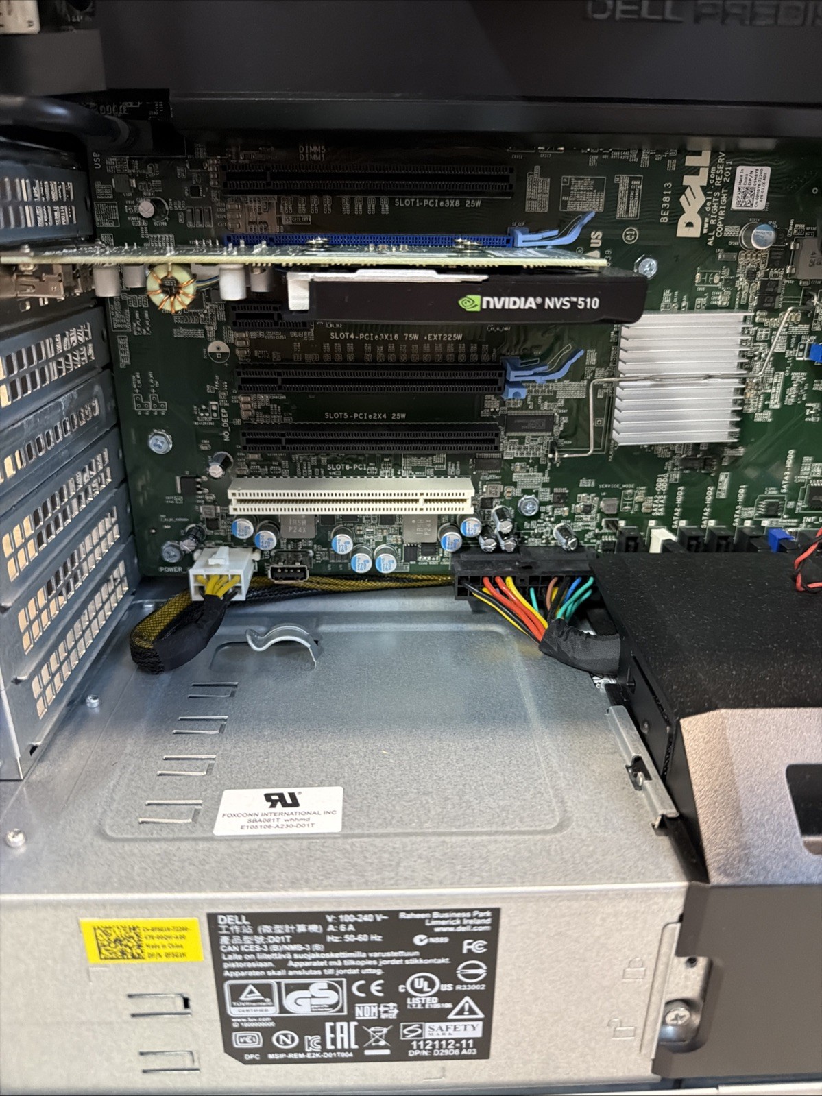 Dell Precision T3610 Computer Xeon E5-1620 v2 - 16GB RAM - 1TB HDD NVS 510 No OS