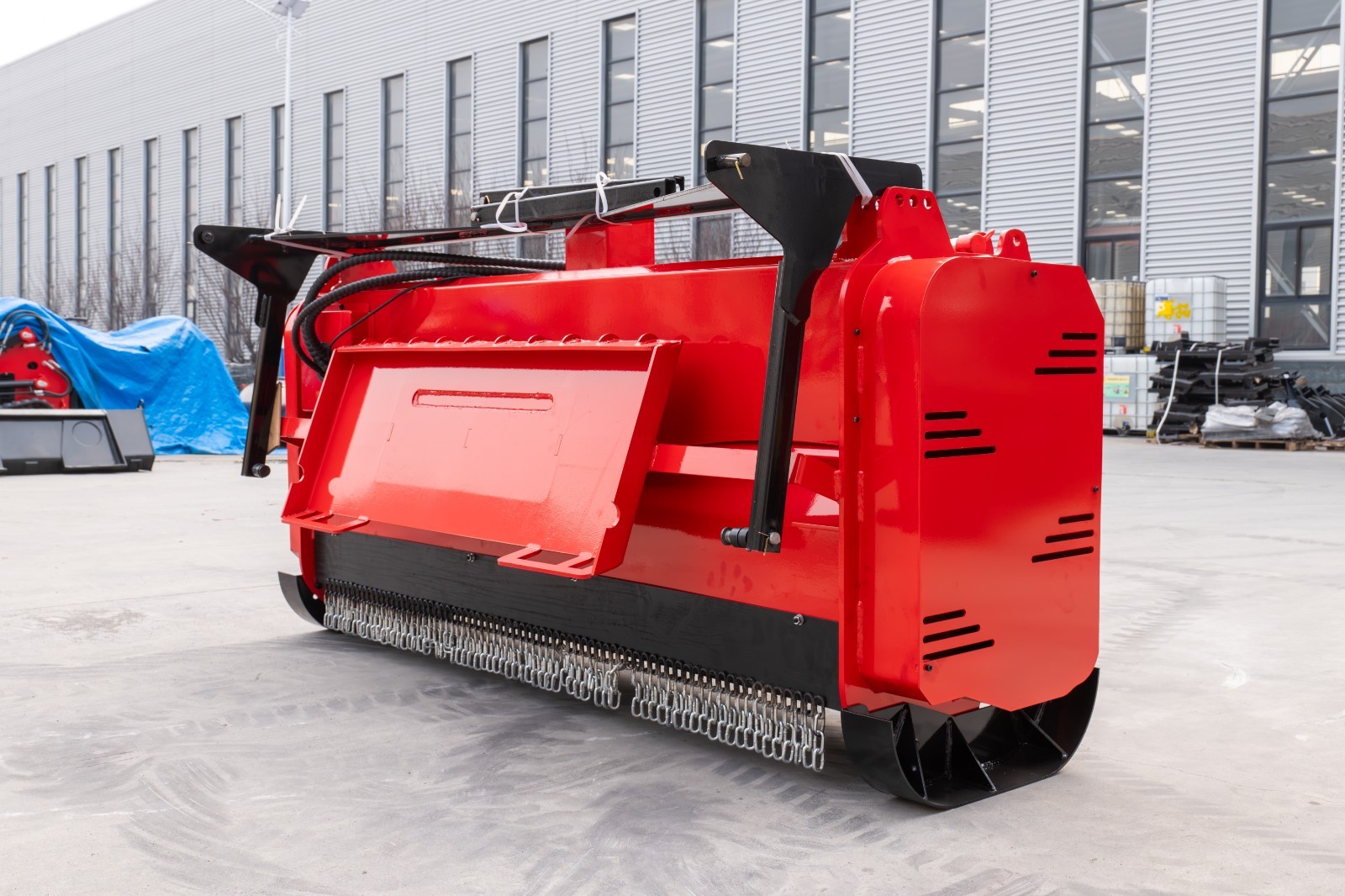 72" Drum Forestry Mulcher for Bobcat Skid Steer - Brush Cutter for Land Clearing