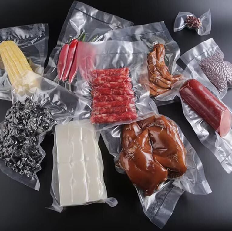 100 packs Vacuum Sealer Bags Poly/Nylon Food Saver Storage Package All Sizes