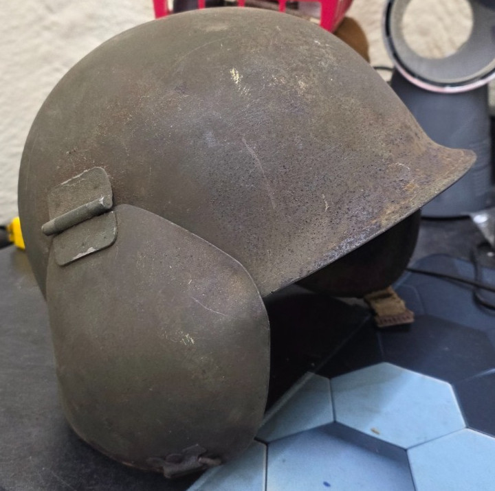 WW2 US ARMY AIR FORCE USAAF M3 BOMBER PILOT/CREW FLAK PROTECTION HELMET