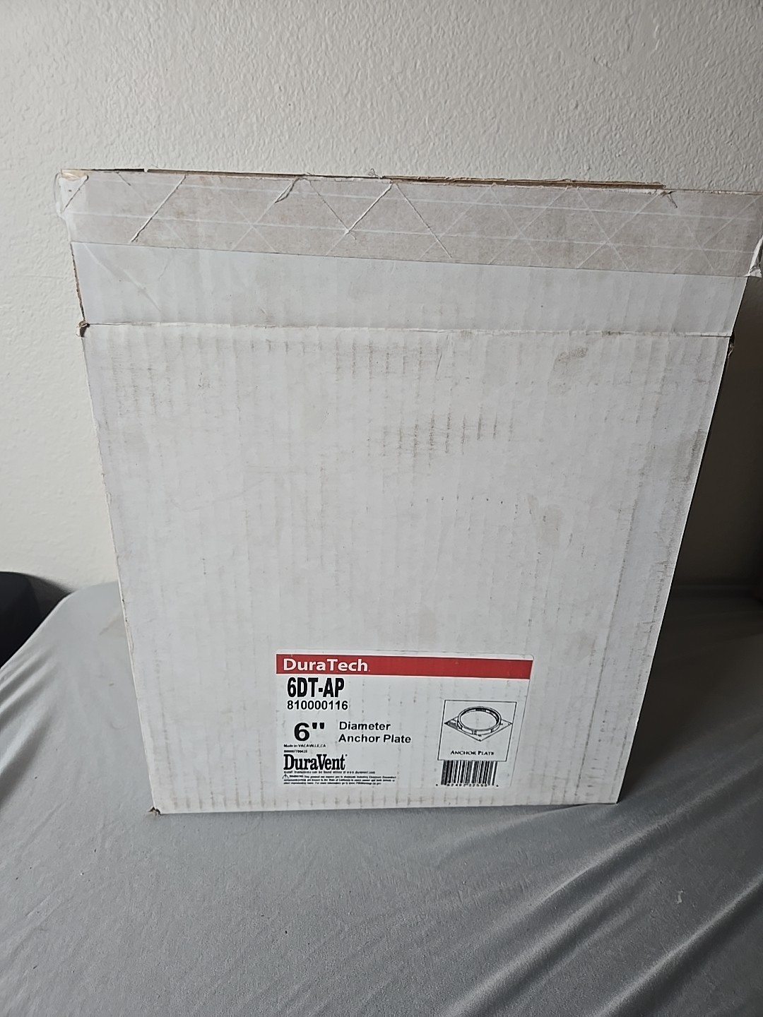 DURAVENT 6" DuraTech Vent Pipe- Anchor Plate #6DT-AP