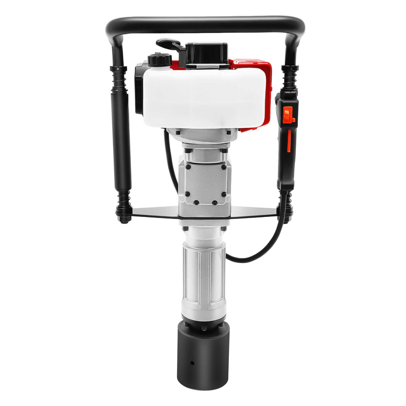 52CC 2.3HP Gas Powered T Post Driver Fence Pile Driver Hammer Tool Kit w/3 Heads