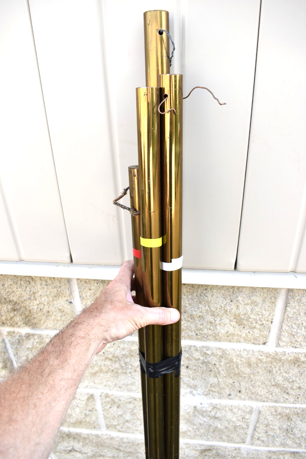 Set of 5 Church Chimes, Great Sound! 'F,C,F,C,A' Notes (CU496) chalice co.