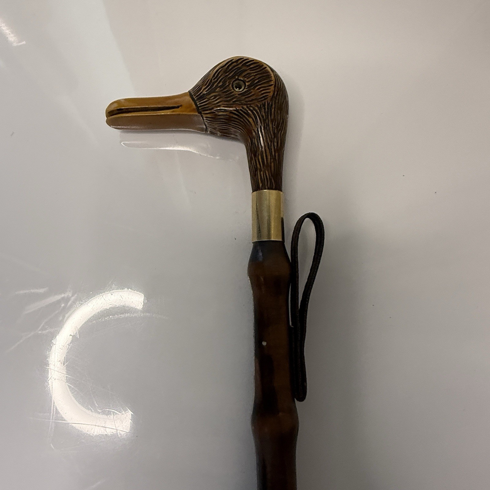 Duck Head Shoe Horn Vintage Made In Italy 18" Long