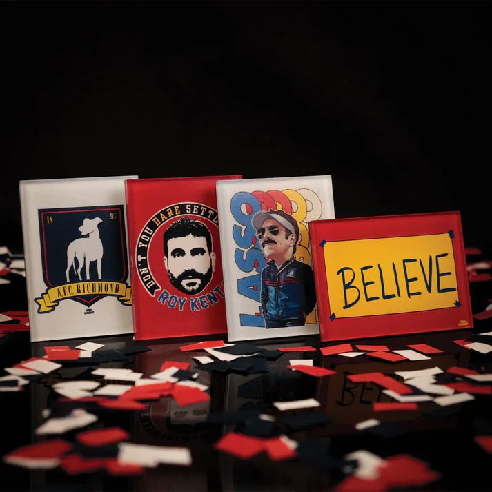 Ted Lasso Set of 4 Magnets - Roy Kent, Believe and more!