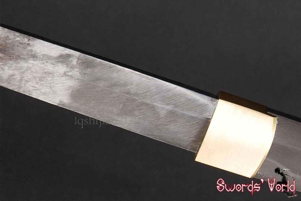 Folded 1095 Carbon Steel Clay Tempered Bare Blade For Japanese Samurai Katana