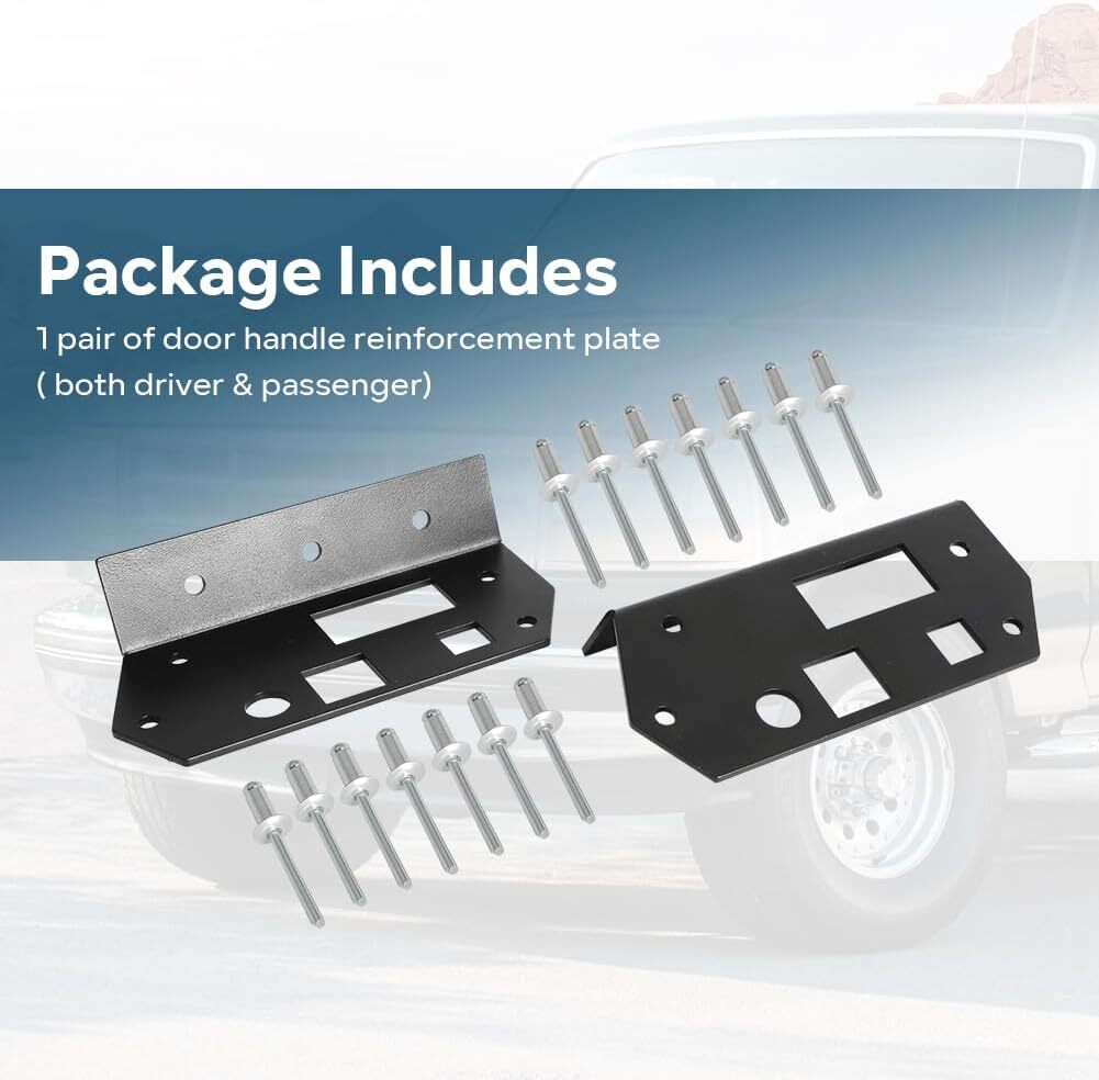 For OBS FORD 1980-1997 F-Series & Bronco Door Handle Reinforcement Plate Kit US