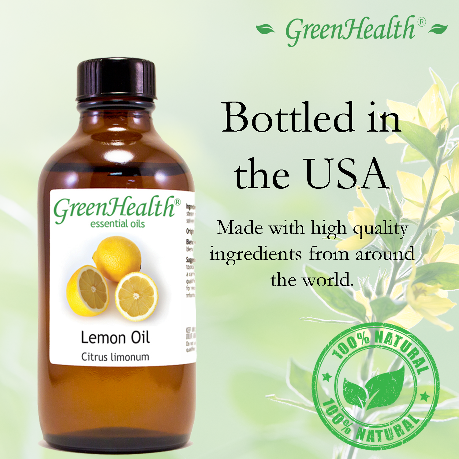 Lemon Essential Oil 100% Pure Many Sizes Free Shipping