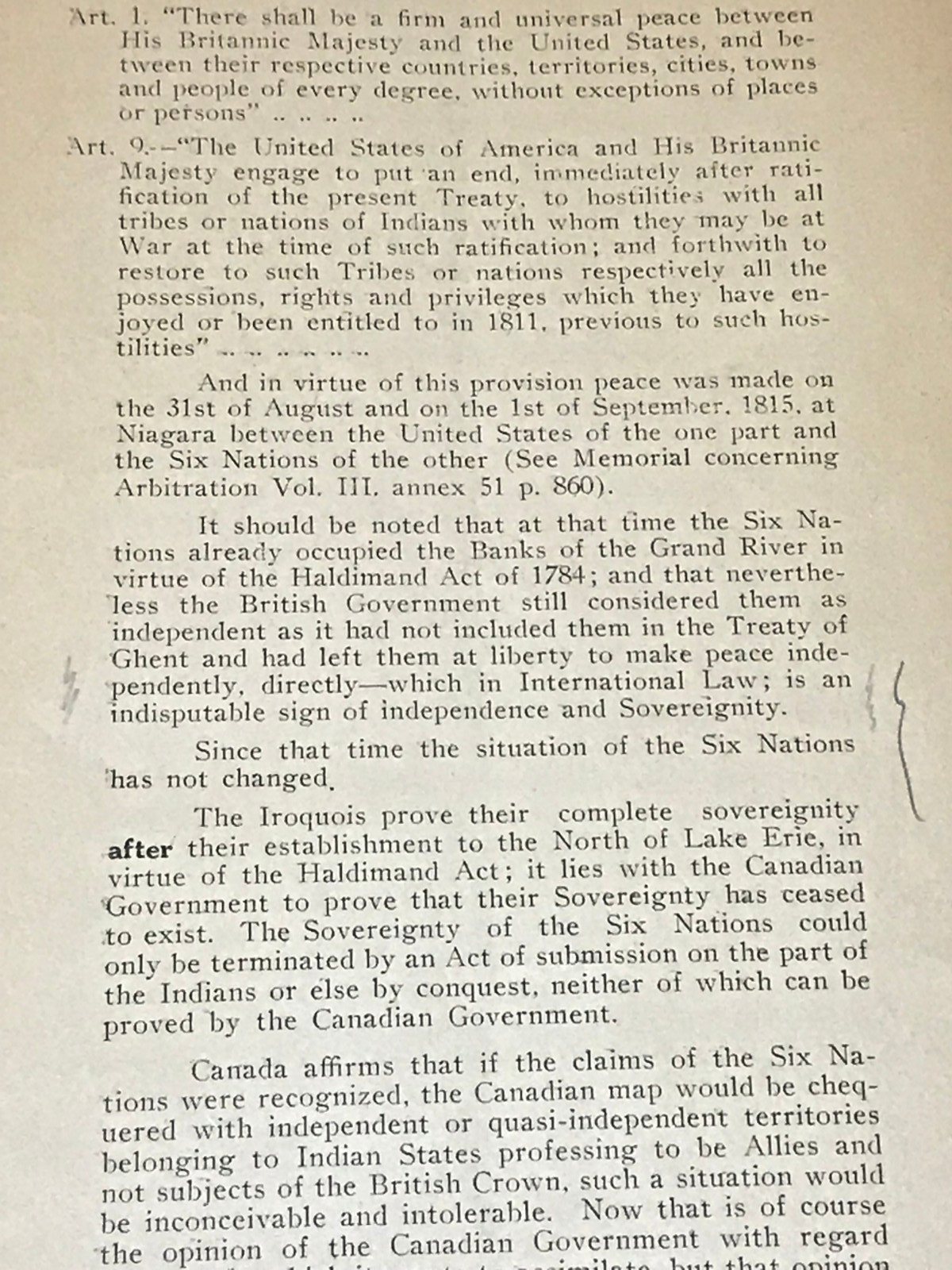 1920s History Of The Six Nations Indians Settlement On Banks of Grand River RARE