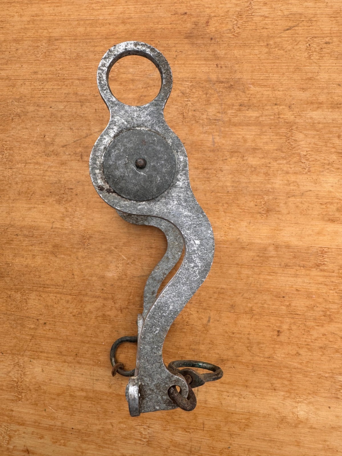 Vintage Aluminum Western Port Bit w Copper Roller ~ 5" ~ Crockett Renalde???