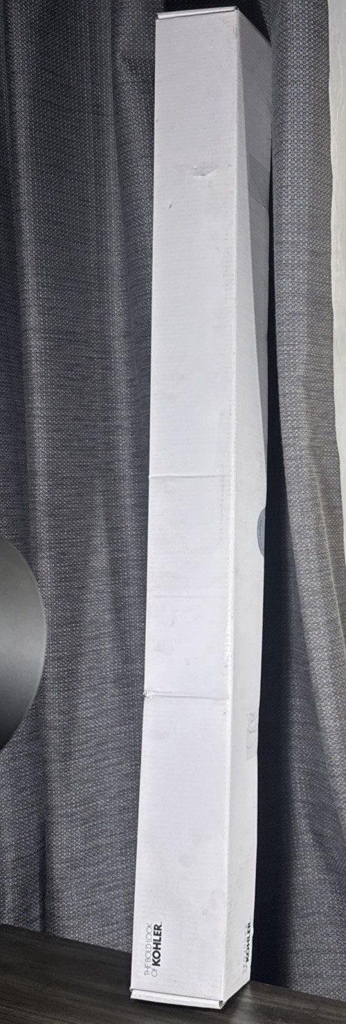 Kohler Expanse Shower Rod In Polished Stainless 60" Expandable K-9351-S