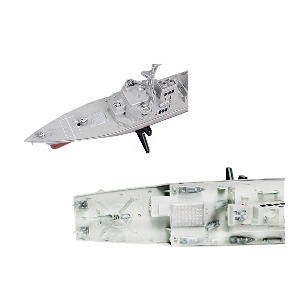 Plastic Destroyer Ornaments Military Ship Model Static Warship Military Model A