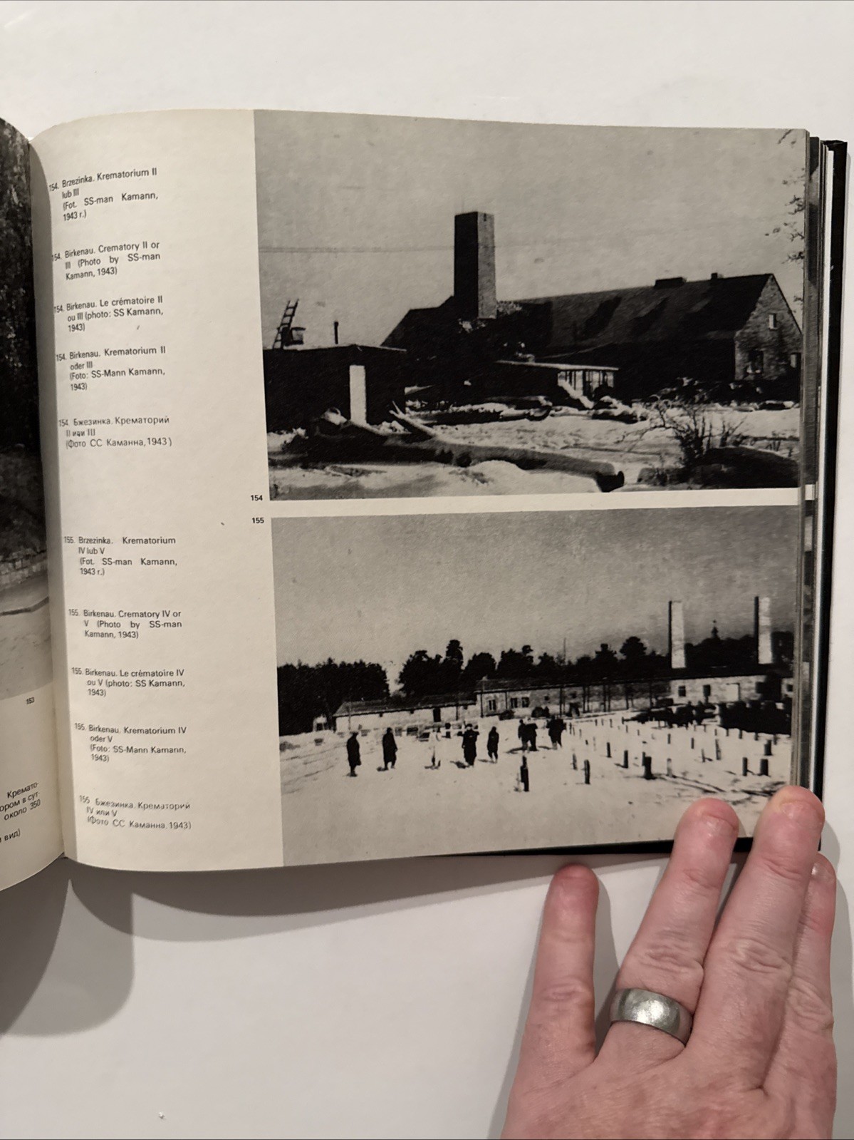 KL Auschwitz Documentary Photographs Book 1980 Holocaust WWII Camp Poland