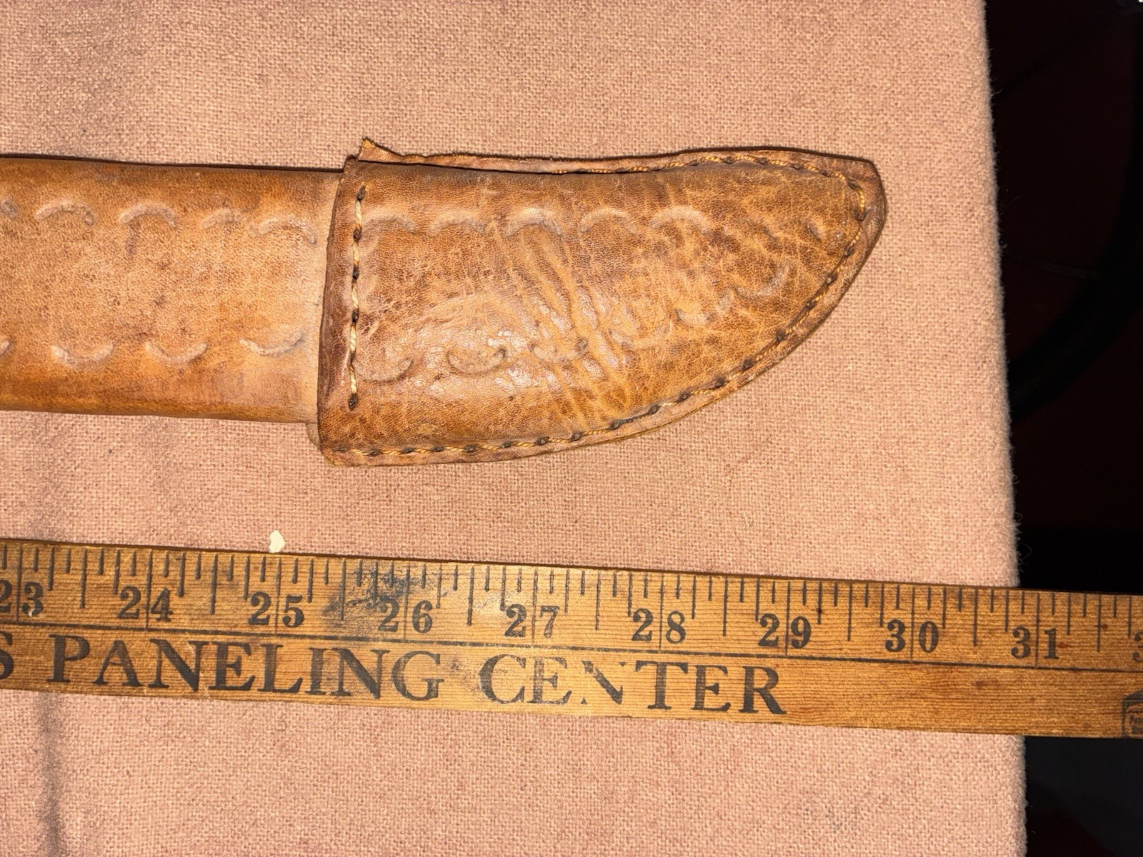 Oaxaca Mexican Machete Double Eagle Head with leather sheath