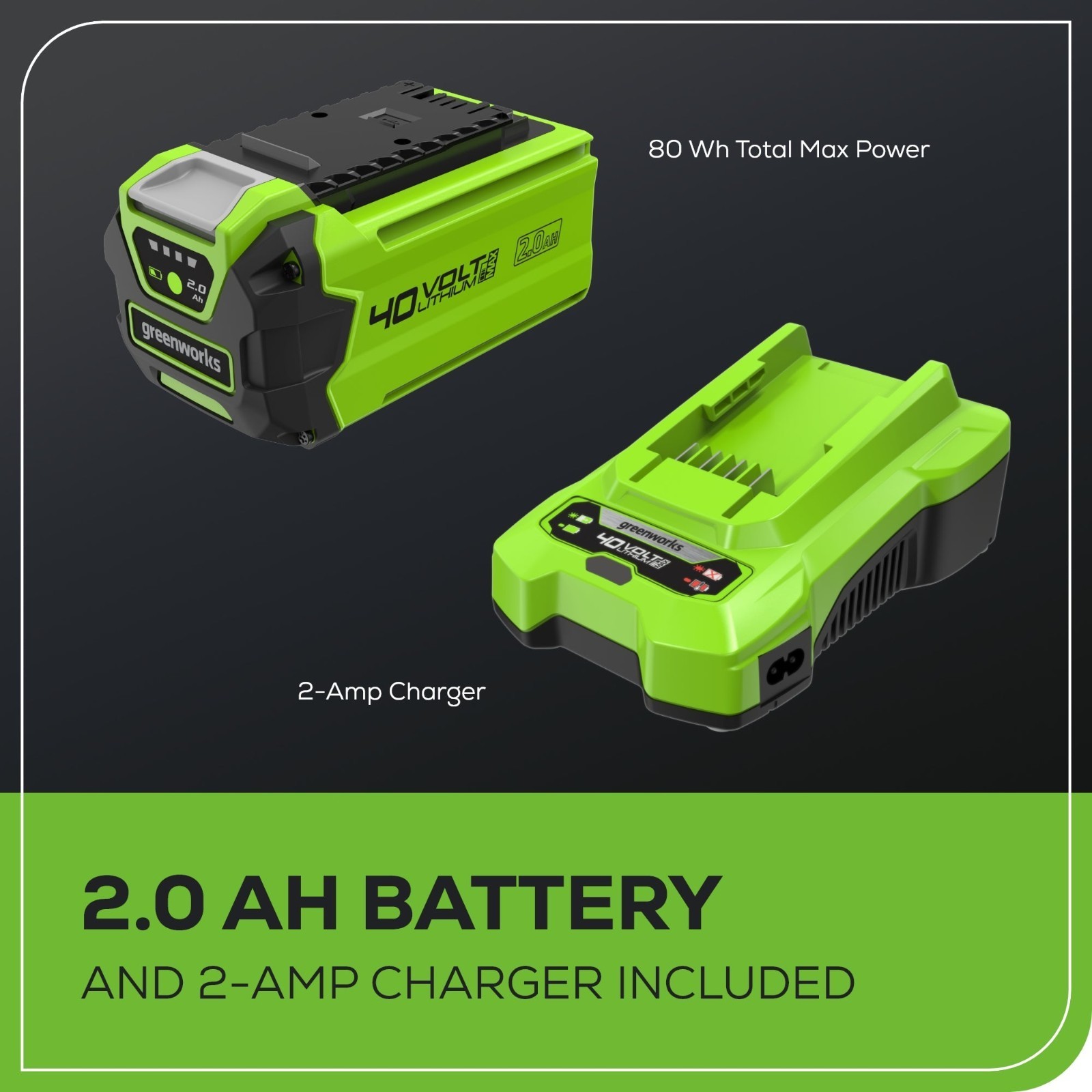 Greenworks 40V Cordless Leaf Blower and String Trimmer Combo Kit w/ 2Ah Battery