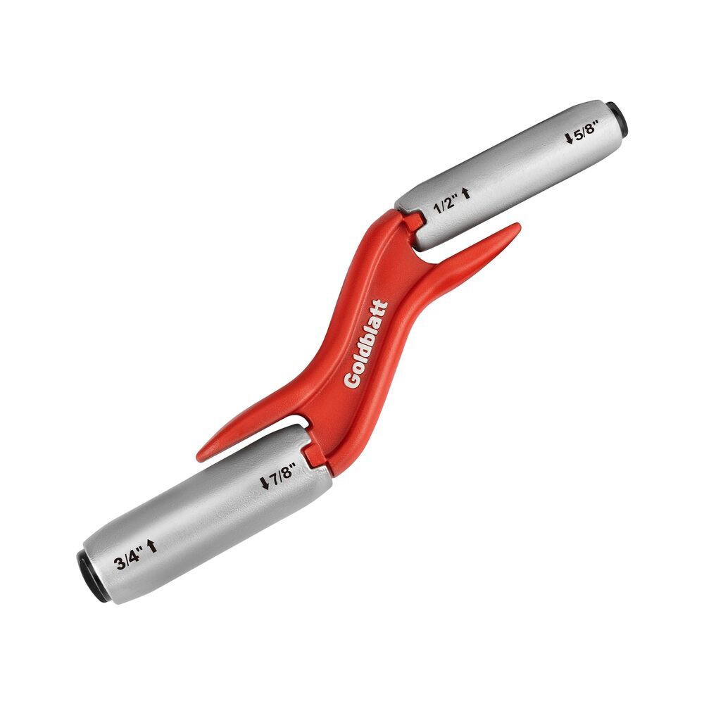 Goldblatt RED Masonry Brick Jointer Tool 1/2" 5/" 3/4" 7/8" 4Size Barrel Jointer