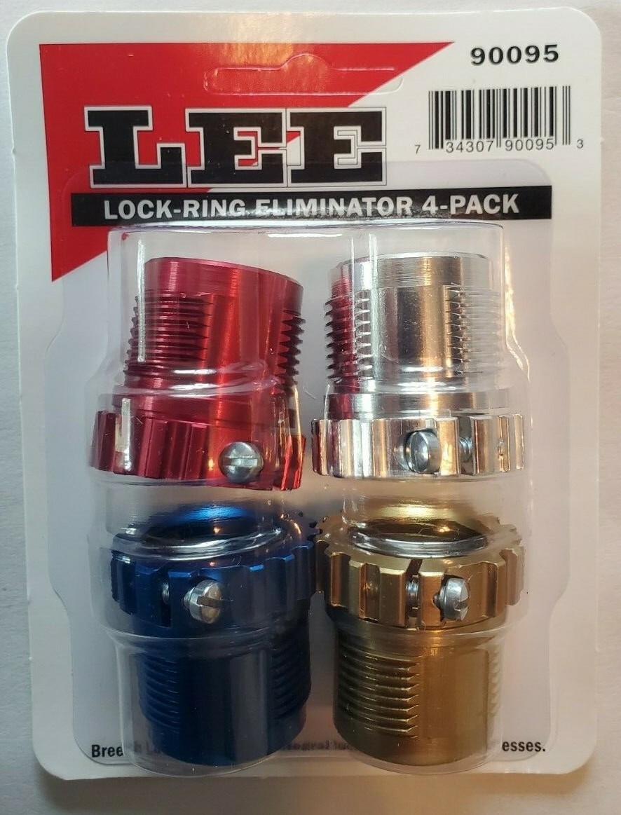 LEE 90095 4-Pack Spline Drive Breech Lock Bushing Lock-Ring Eliminator