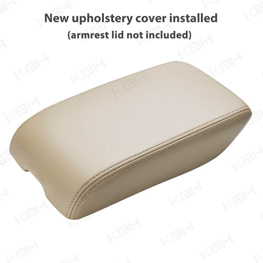 Fits 2000-2004 Toyota Avalon Leather Center Console Lid Armrest Cover Beige Tan