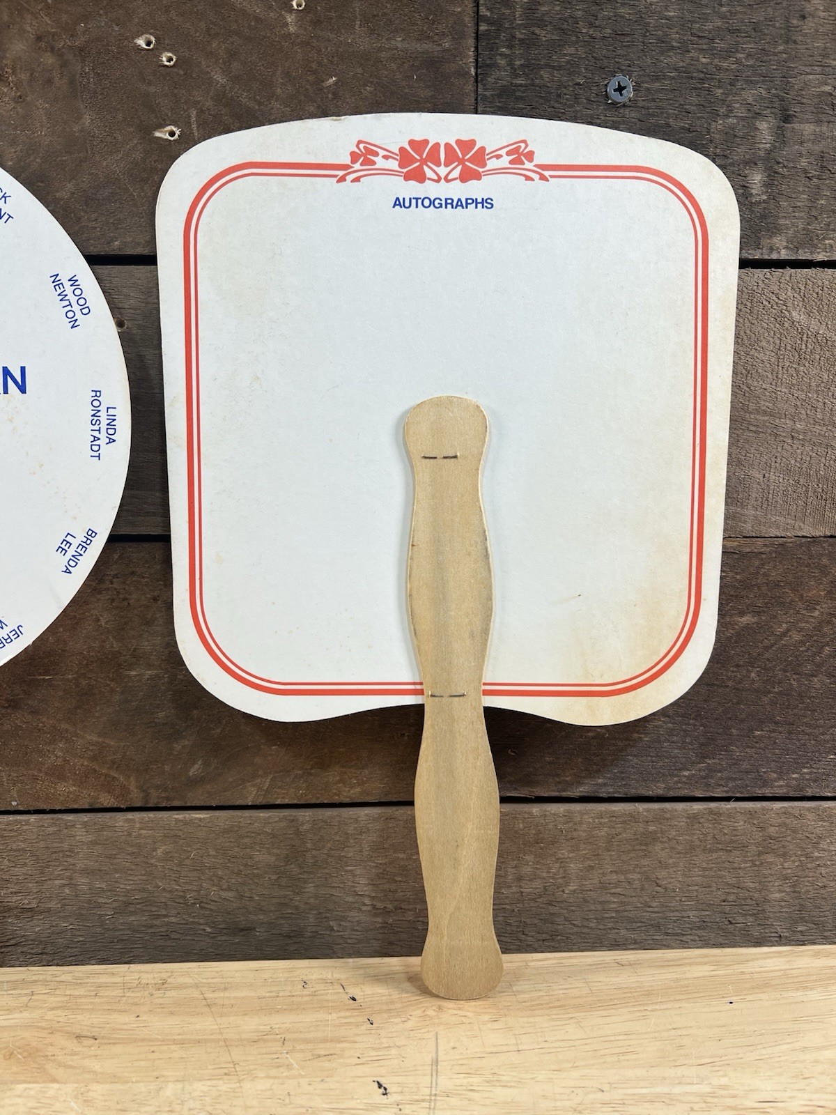 Vintage Pair Of Cardboard Advertising Fans Country Music Awards