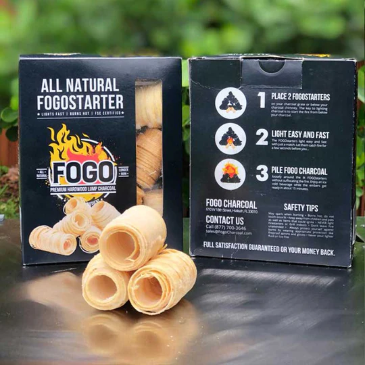 All Natural FogoStarter 15 Pieces Pack