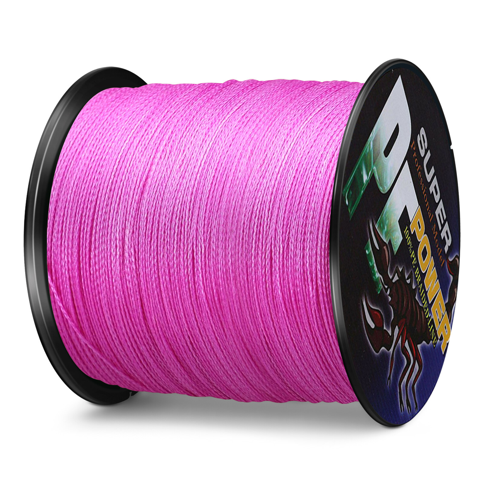 16 Strands 2000m Pink Hollow Braided Fishing Line 20lbs-500lbs Hollow Core