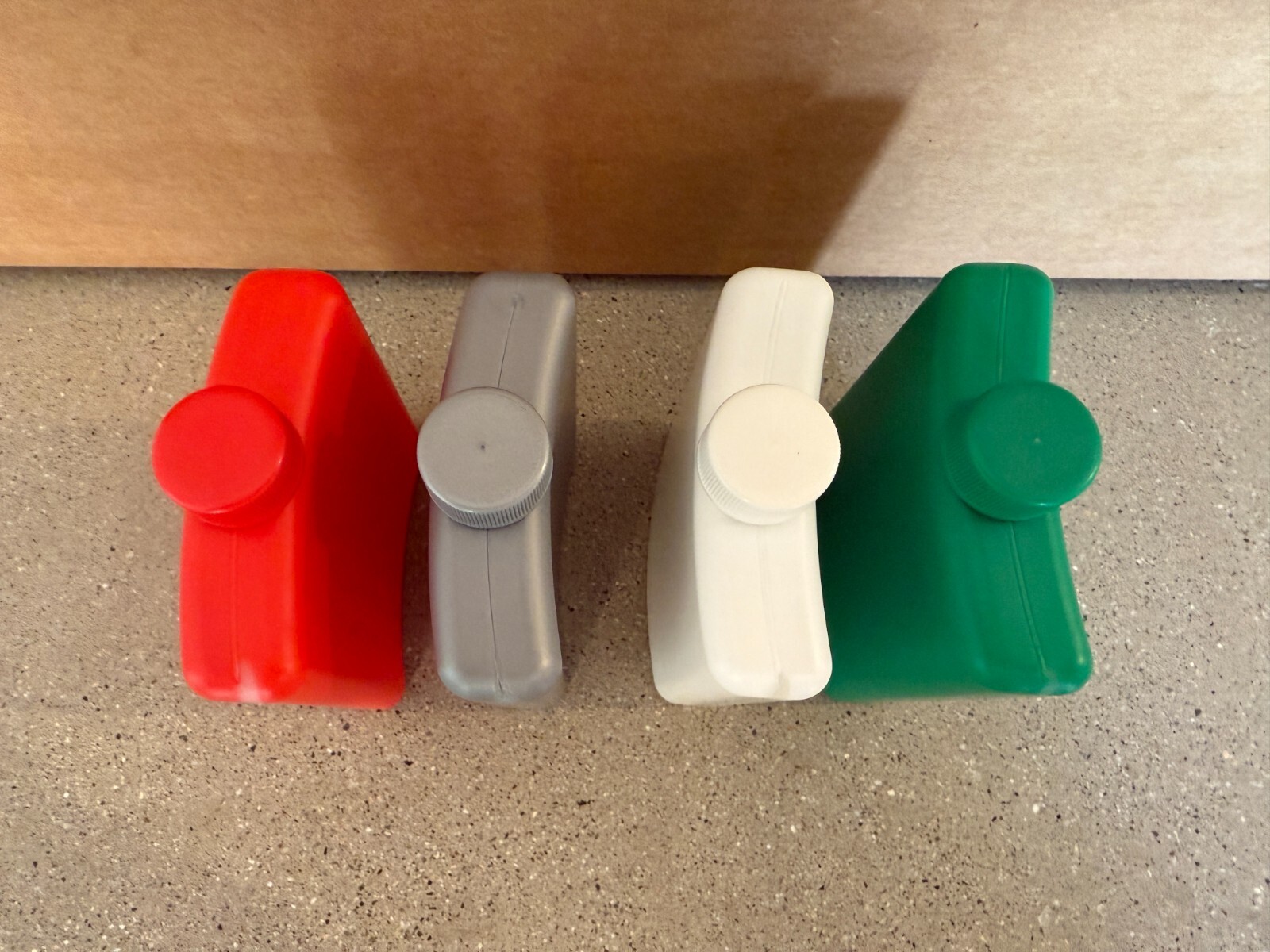 4 Pack - Multi Color - Plastic Alcohol Flask - Ships Free