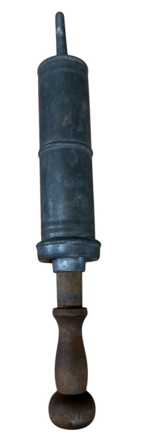 Antique Medical Civil War Era Surgical Tool Instrument Enema Syringe 9"