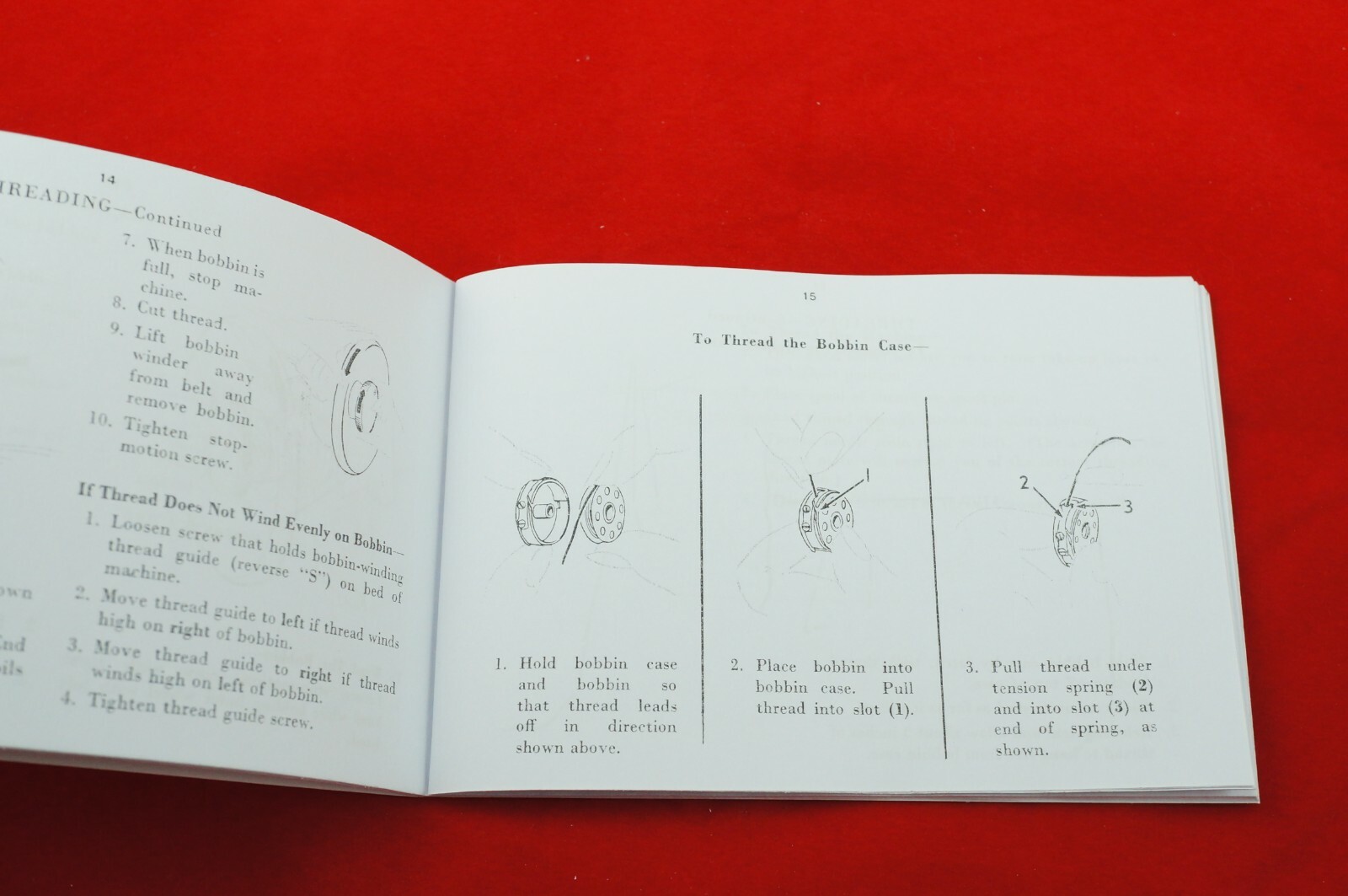 Late White Singer Featherweight 221 221-1 Sewing Machine Owners Manual Booklet