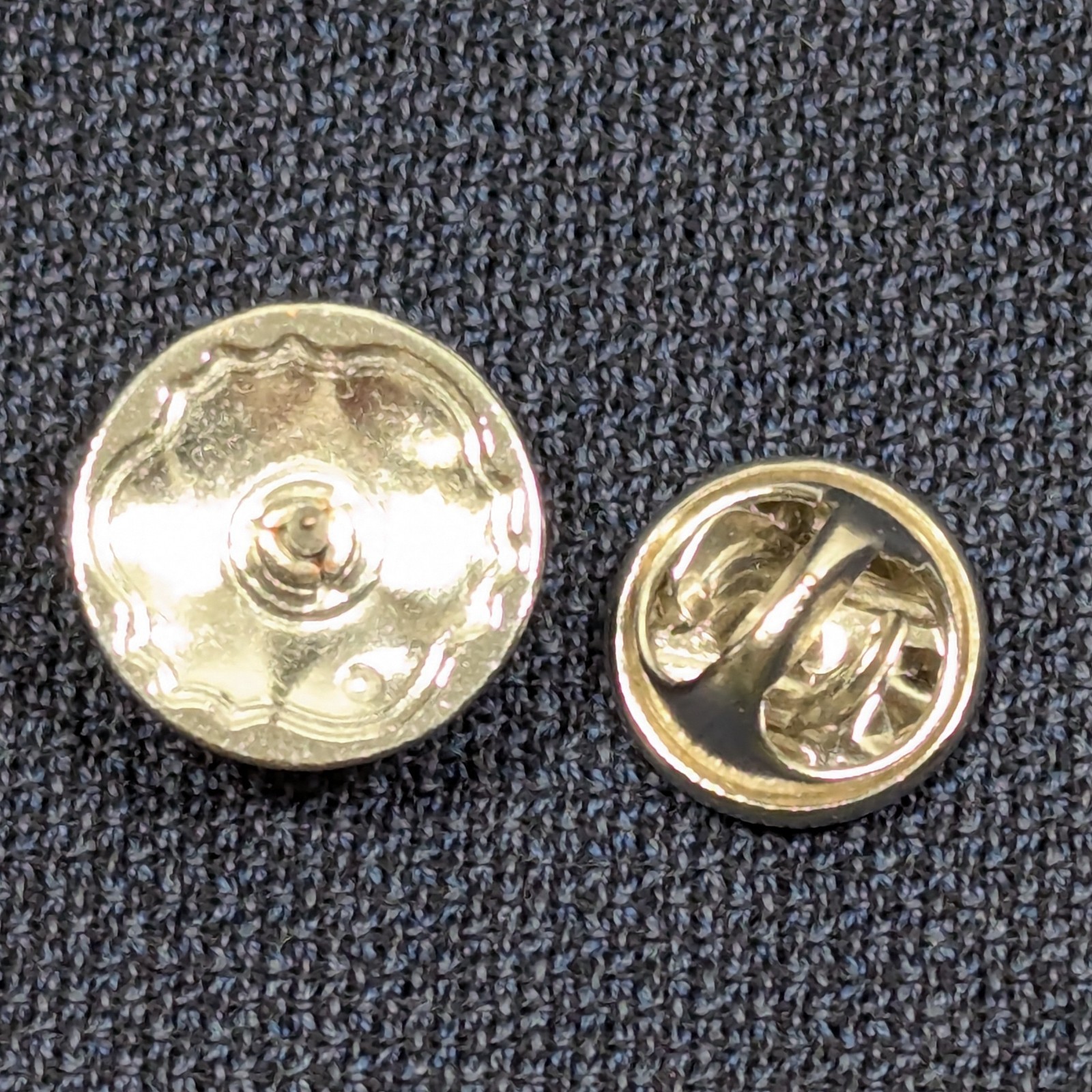 Vintage Silver Tone JACK VICTOR Love Yarn Wire Ball Rope Twist Knot Tie Tack Pin