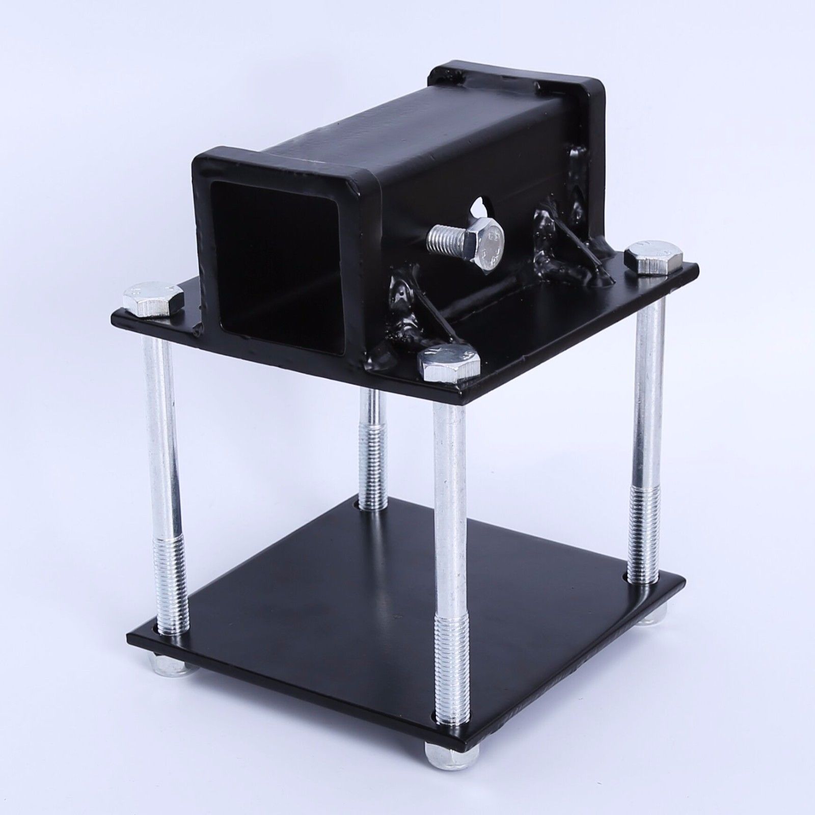 4''- 4.5" Square RV Bumper Receiver Adapter 2'' Hitch Mount Bike Rack Carrier