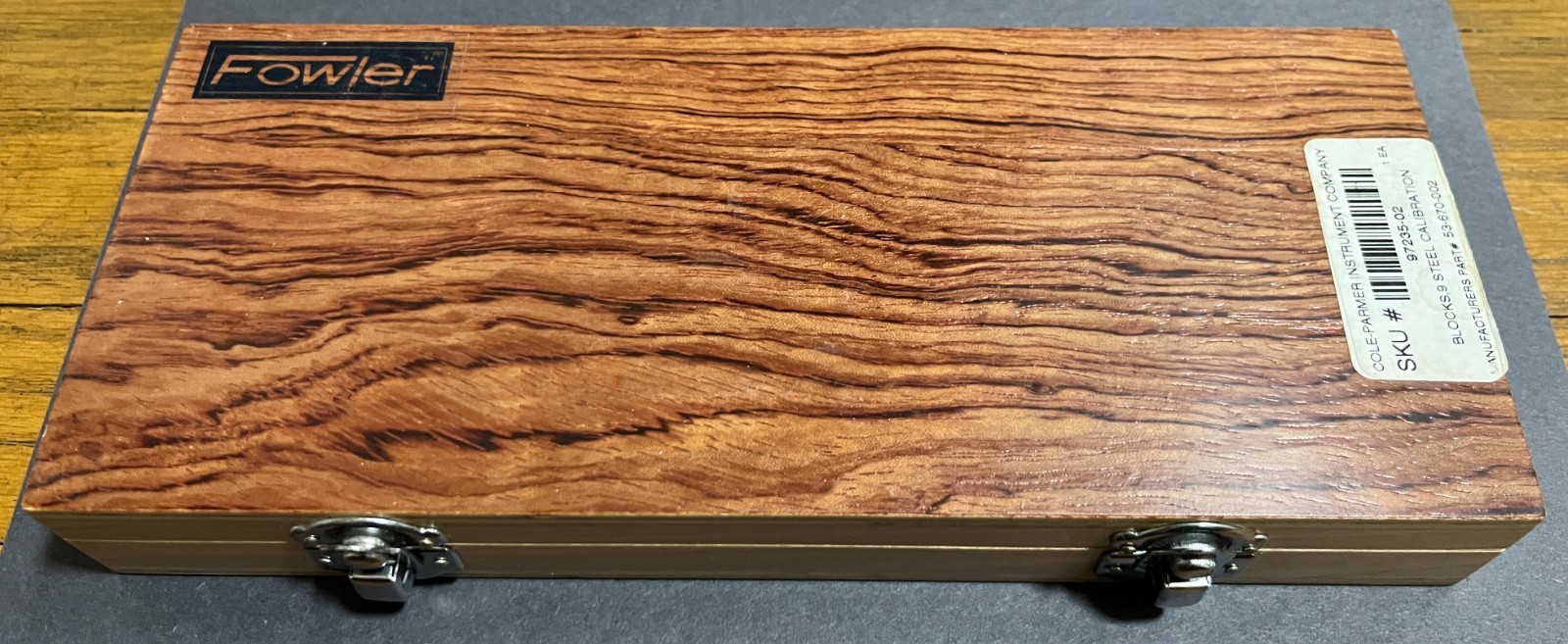 Fowler Micrometer 11 piece Calibration Set 536700020