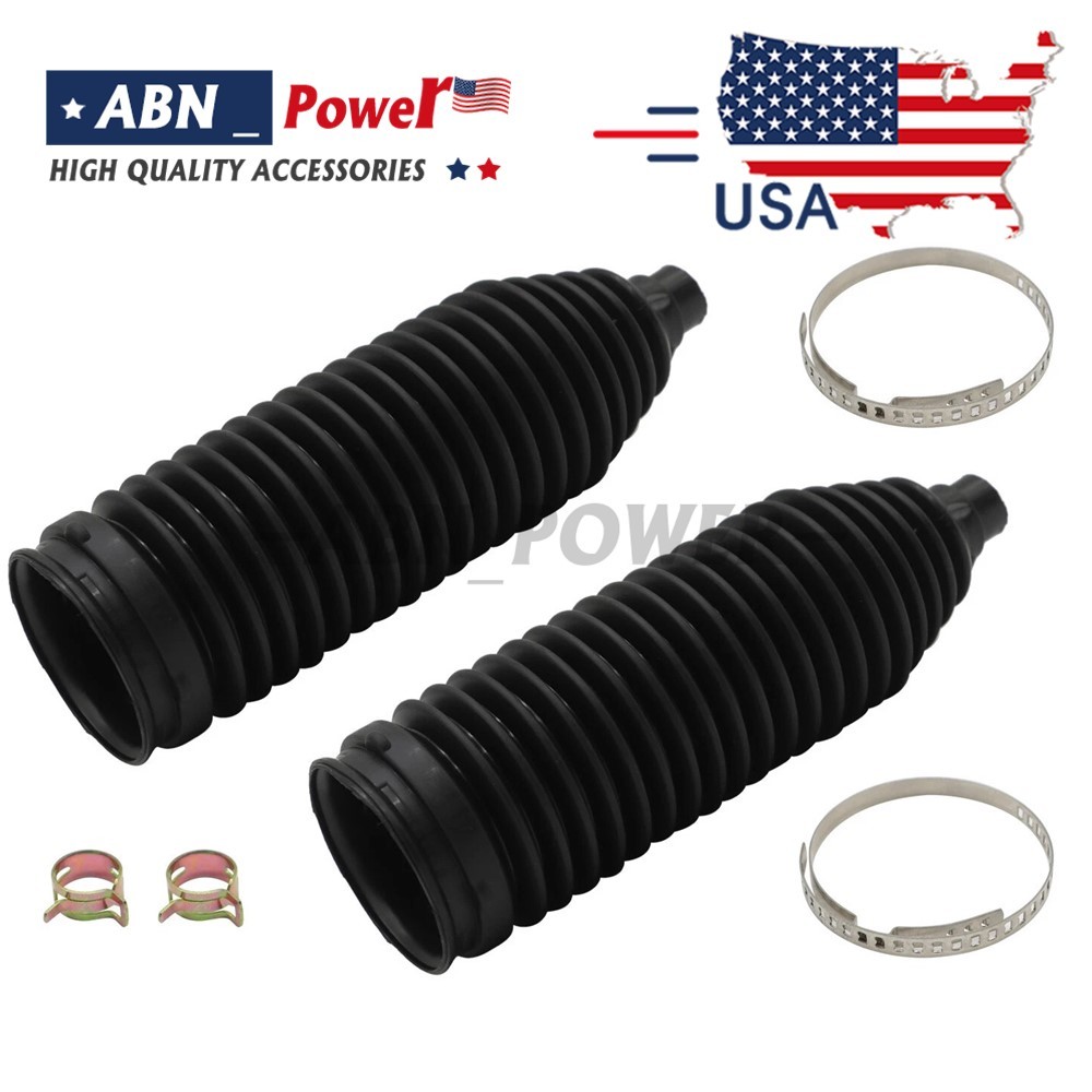 Rack & Pinion Inner Tie Rod Steering Bellow Boot Pair New for Chevy GMC Cadillac